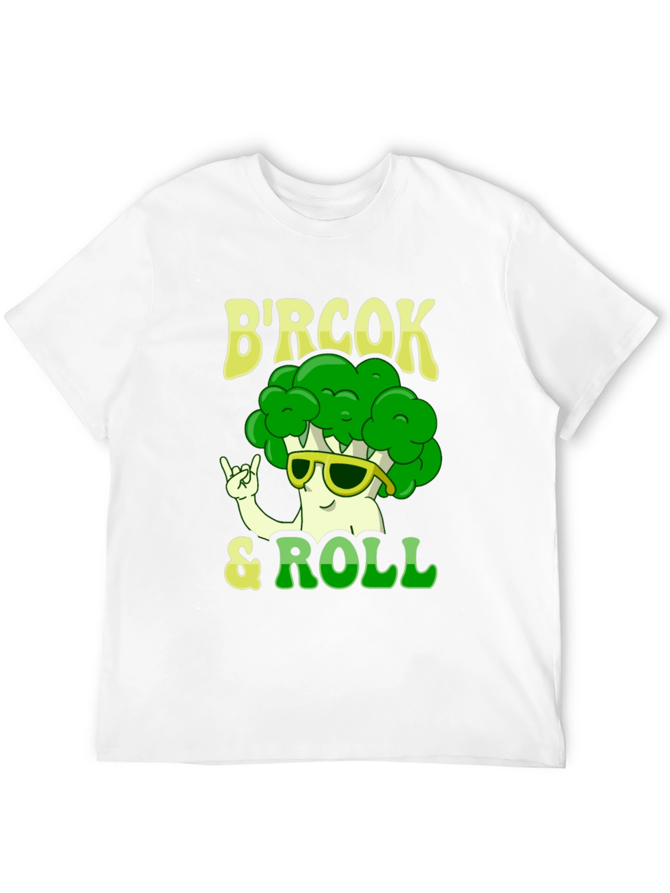 Black B'rock & Roll Broccoli T-Shirt view 12