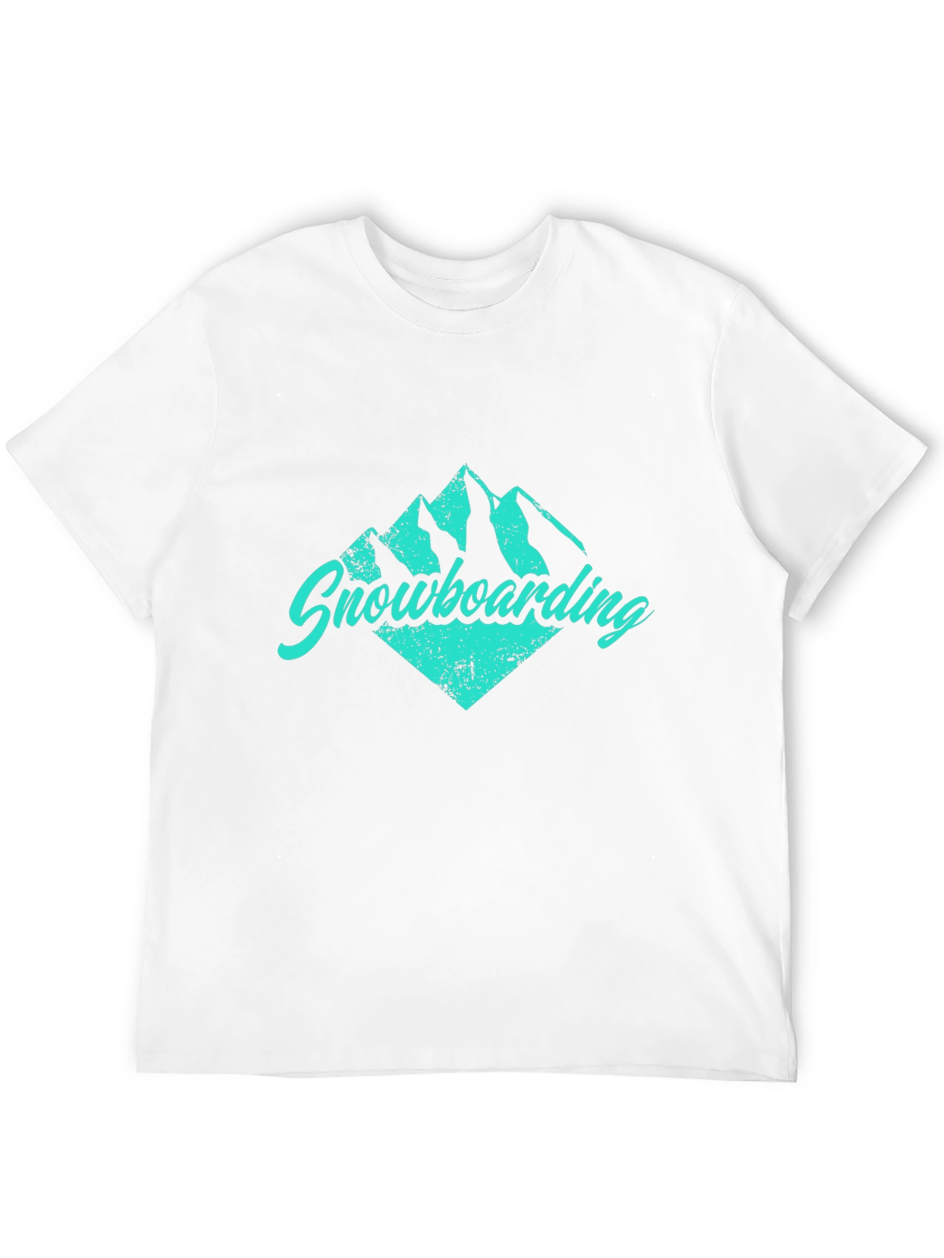 Black Snowboarding Graphic Tee - Black view 12