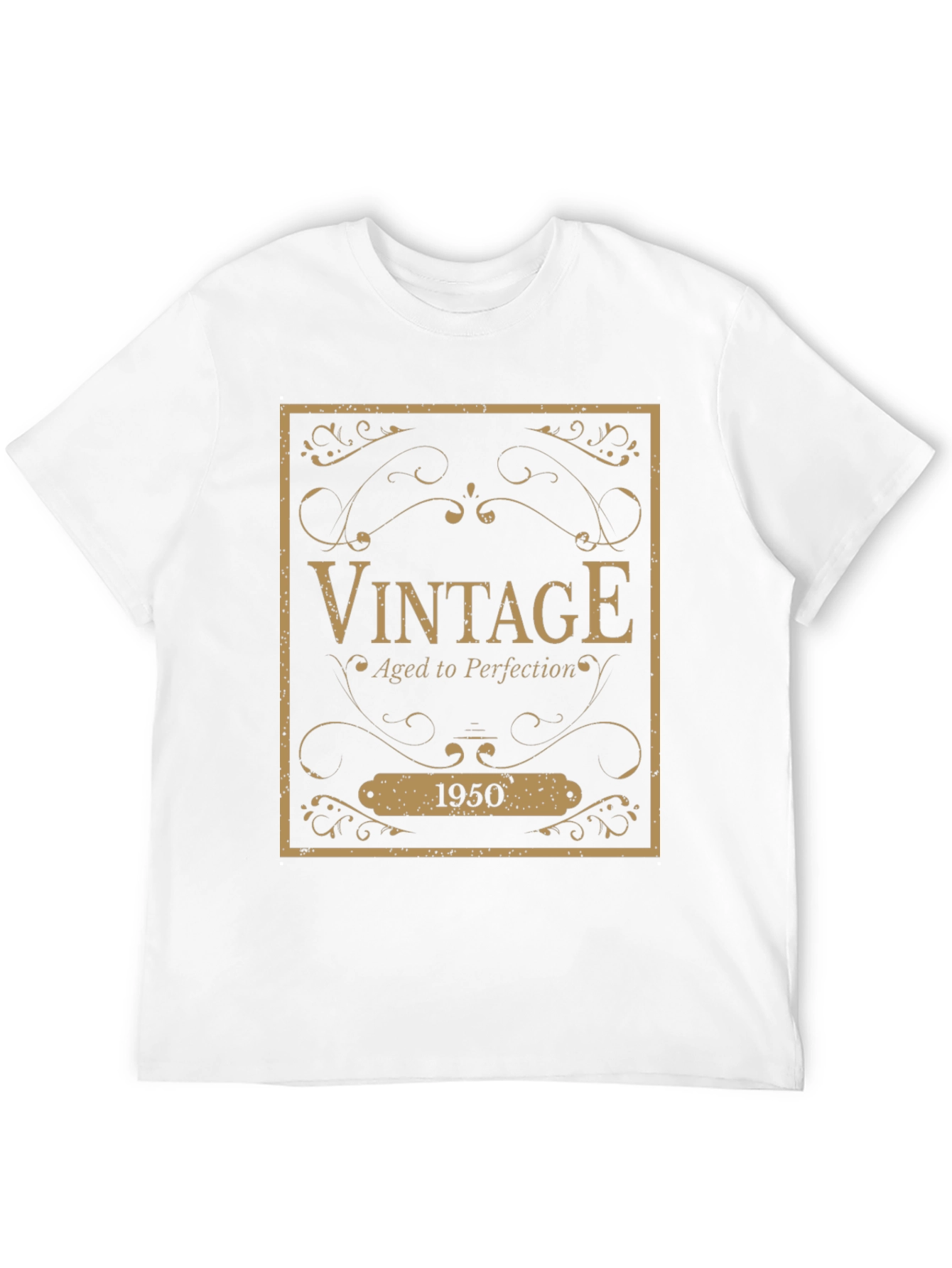 Black Vintage 1950 Aged to Perfection T-Shirt view 12