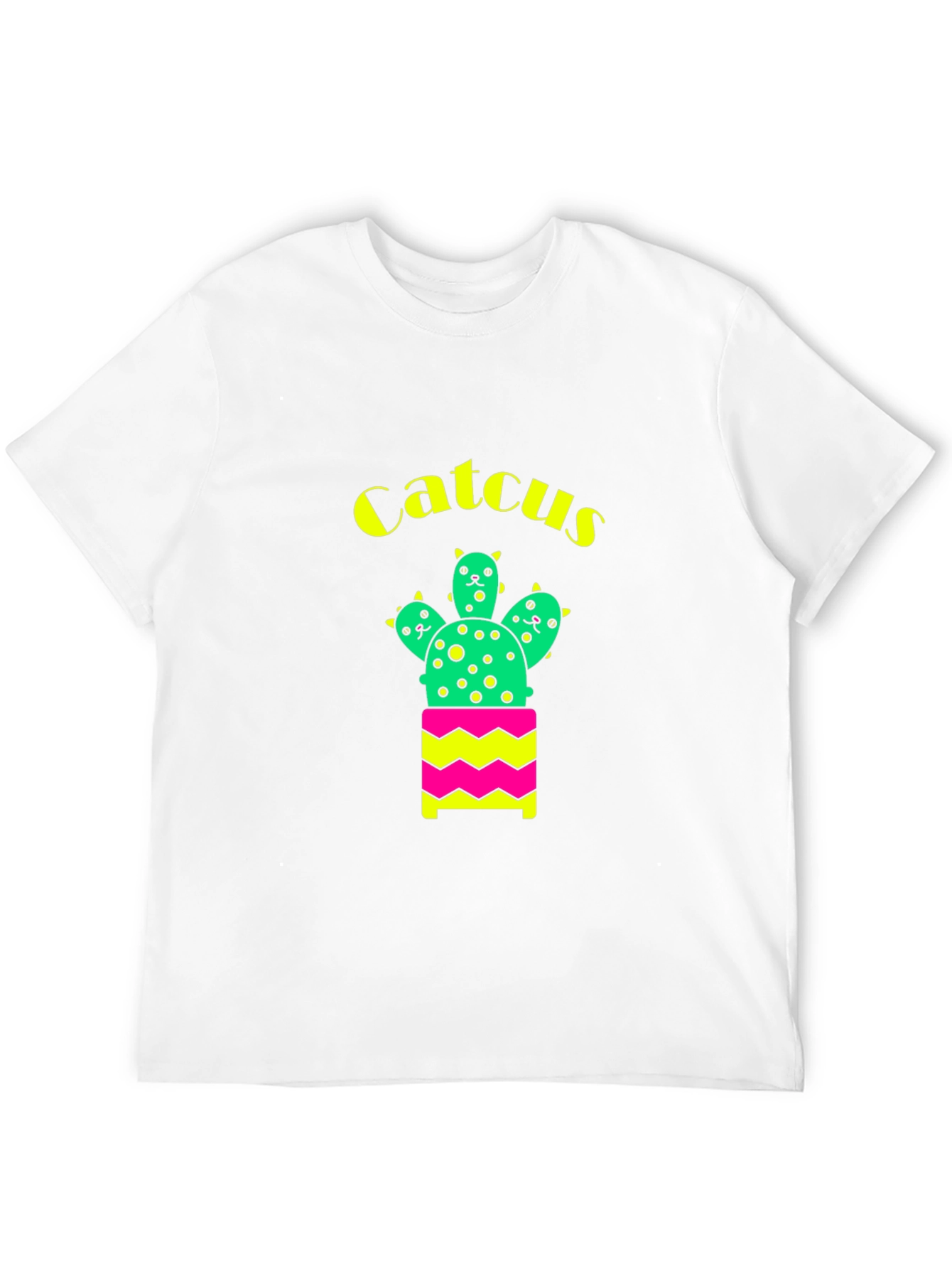 Black Catcus Graphic T-Shirt - Funny Cute Cactus Tee view 12
