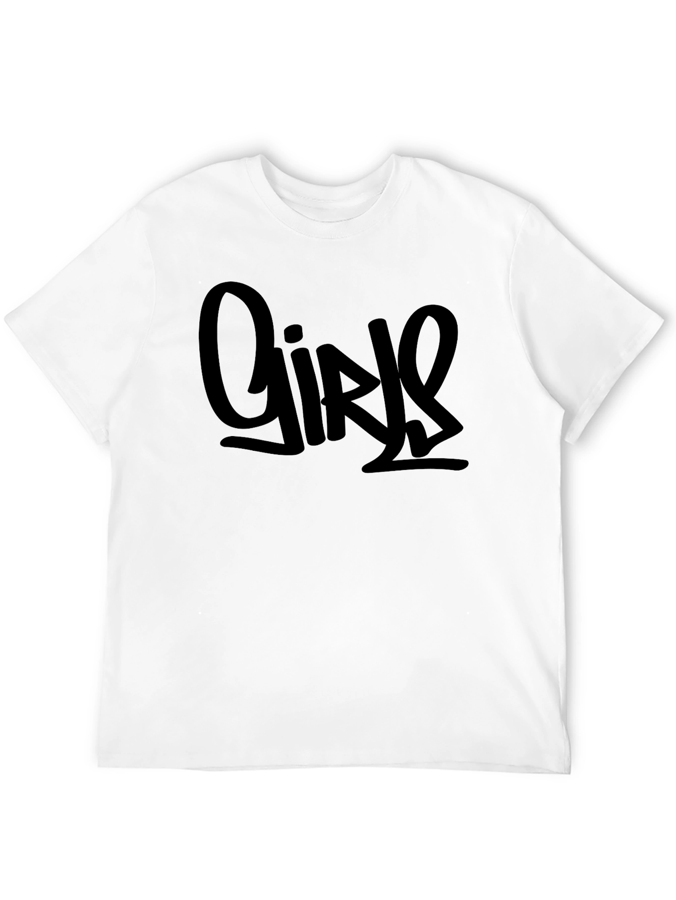 Black Girls Graphic Black T-Shirt view 12