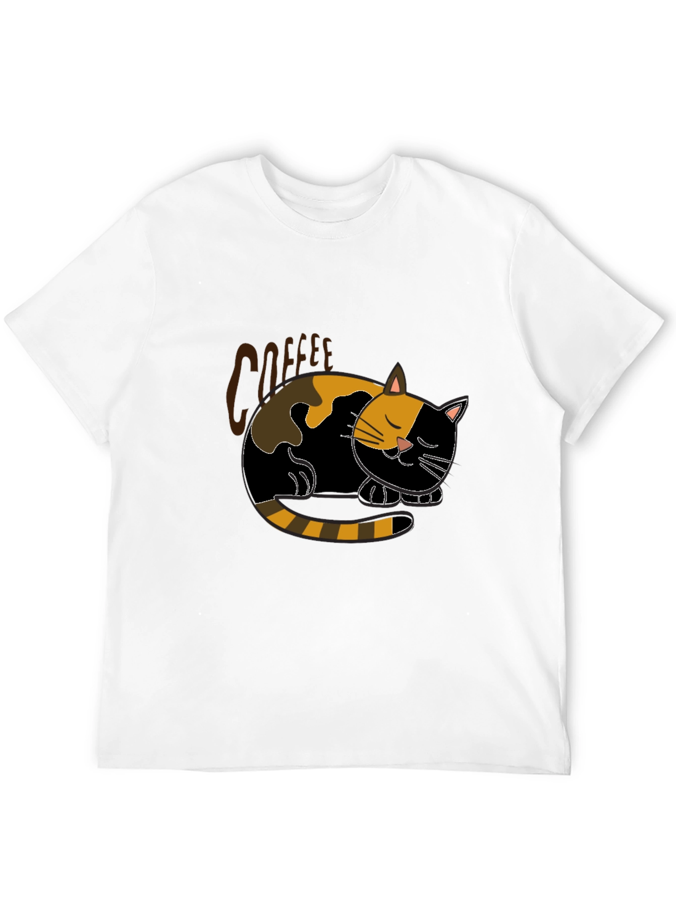 Black Coffee Cat Nap Black T-Shirt - Relaxed Fit view 12