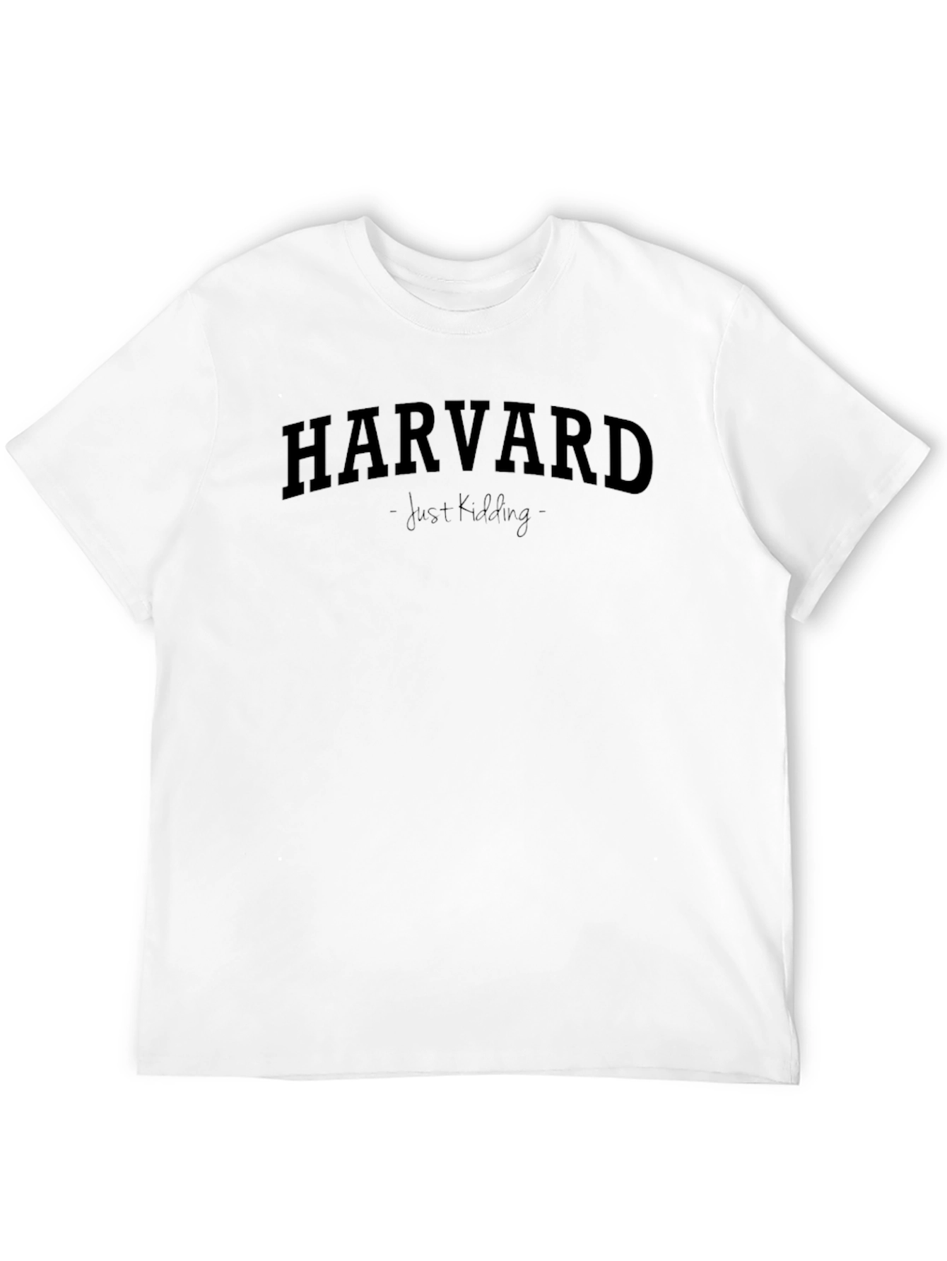 Black Harvard - Just Kidding - Graphic T-Shirt view 12