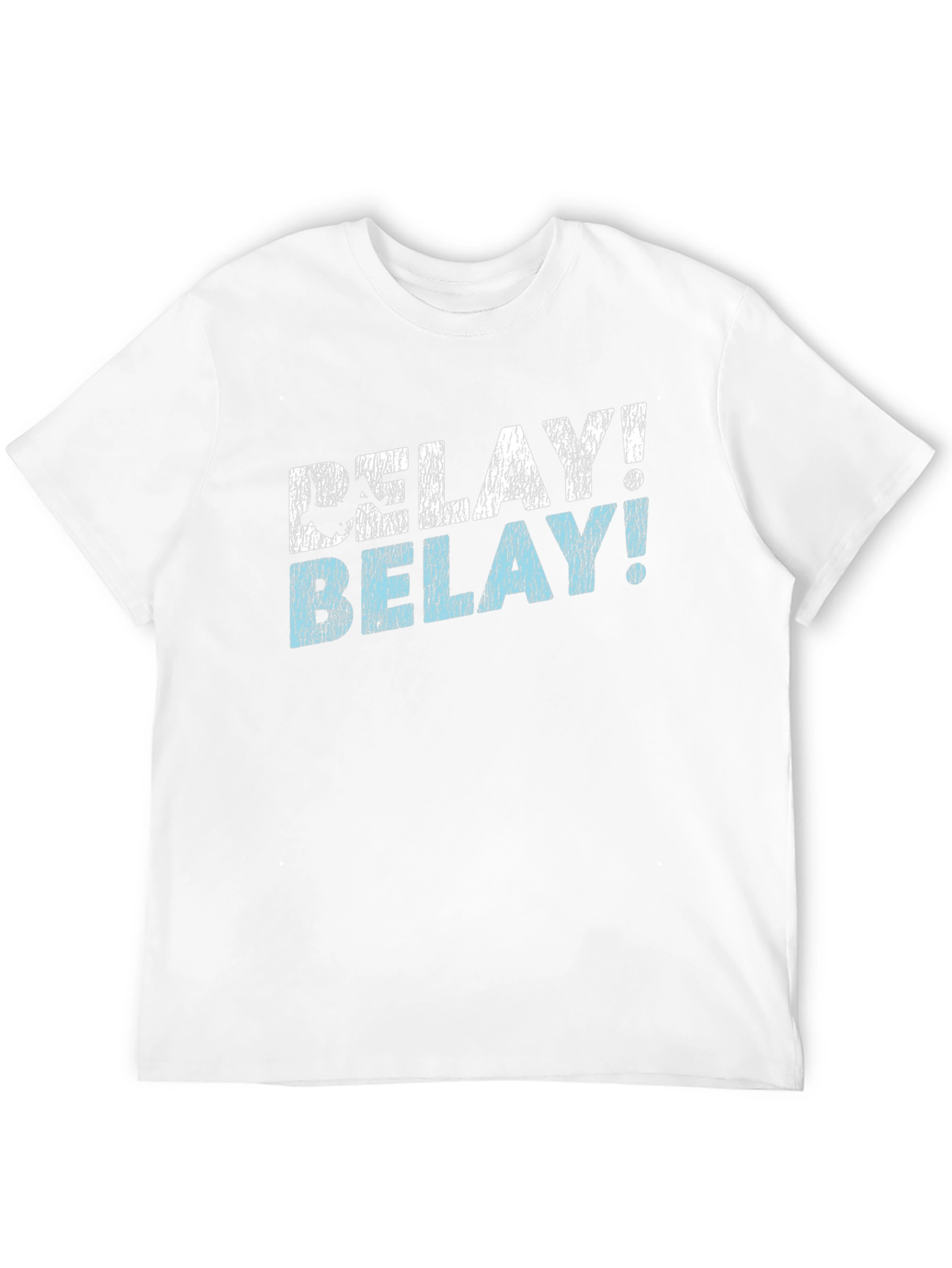 Black Belay! Climbing T-Shirt - Black Graphic Tee view 12