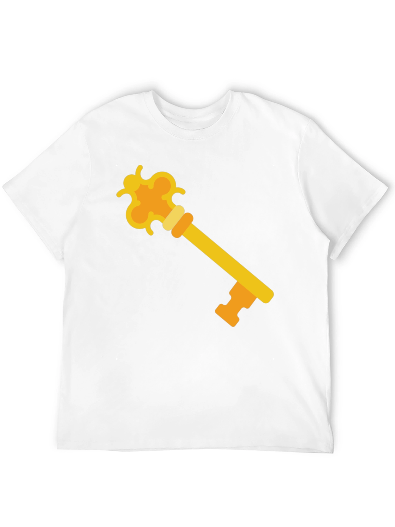 Black Golden Key Graphic Tee - Unlock Your Style! view 12