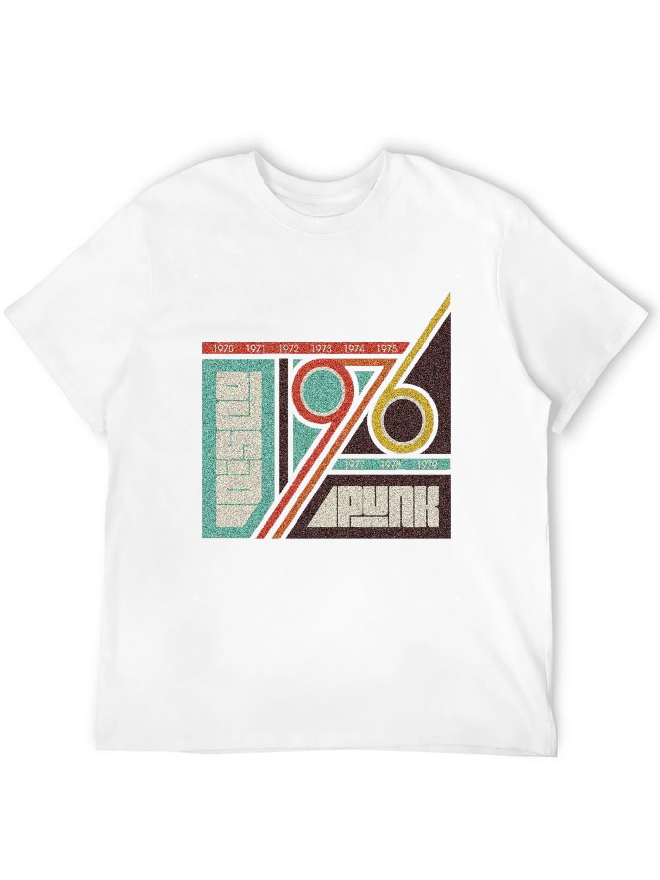 Black Retro Punk Era T-Shirt view 12