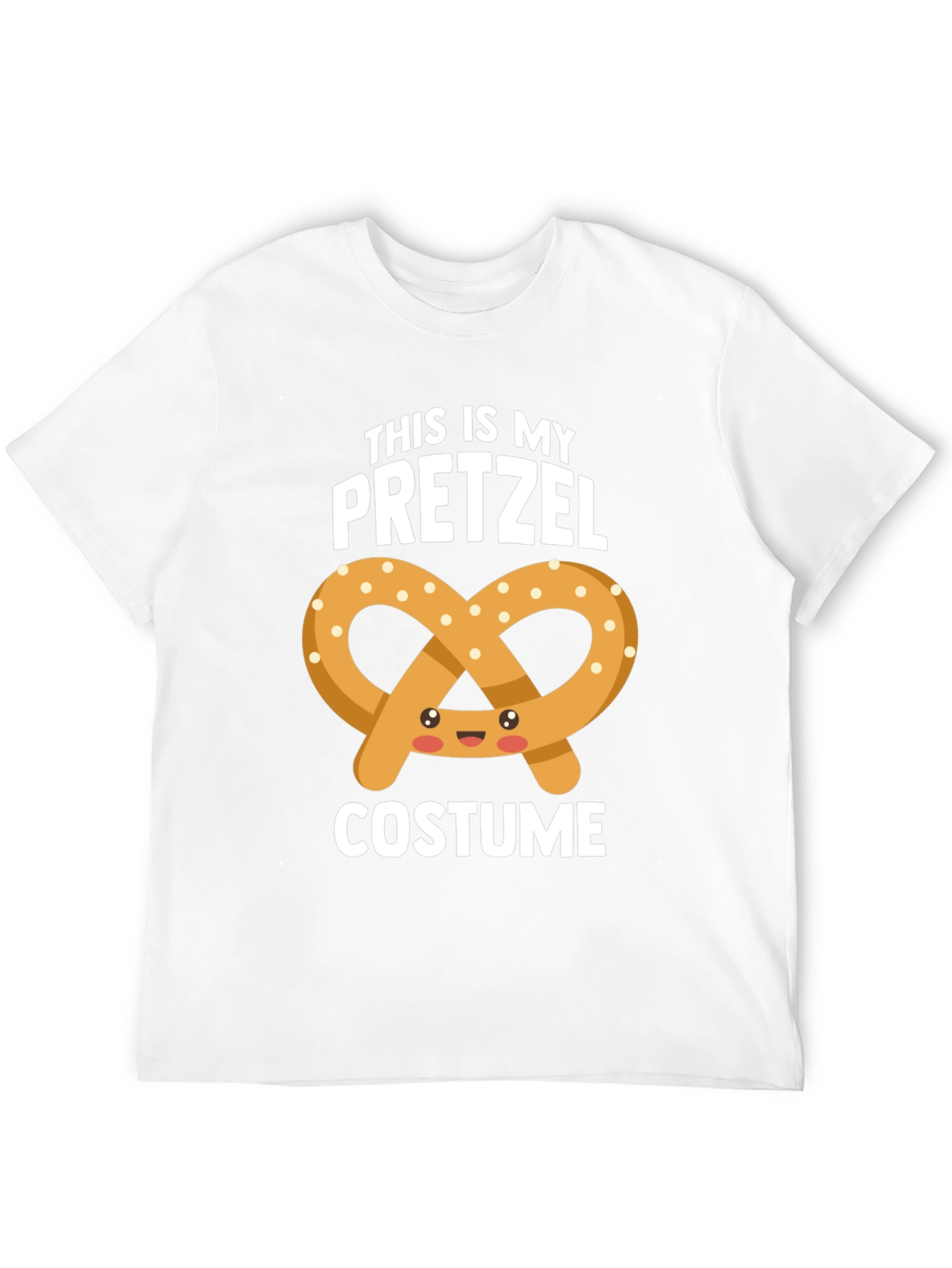Black Funny Pretzel Costume T-Shirt view 12
