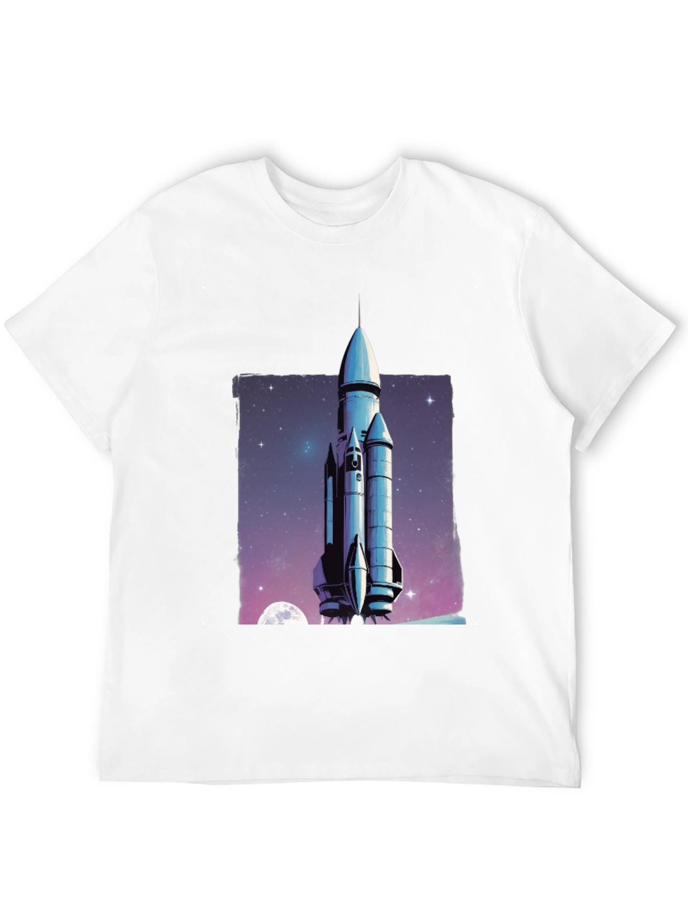 Black Rocket Launch Graphic T-Shirt view 12