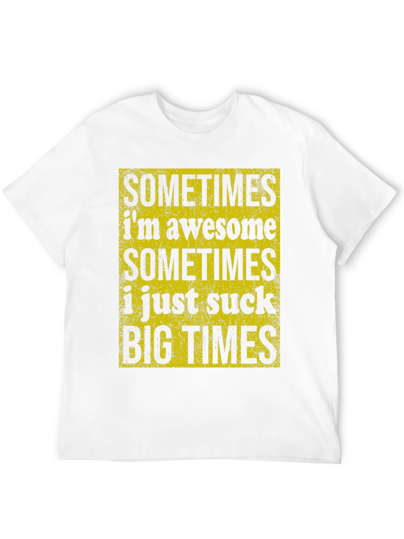 Black Sometimes I'm Awesome T-Shirt view 12