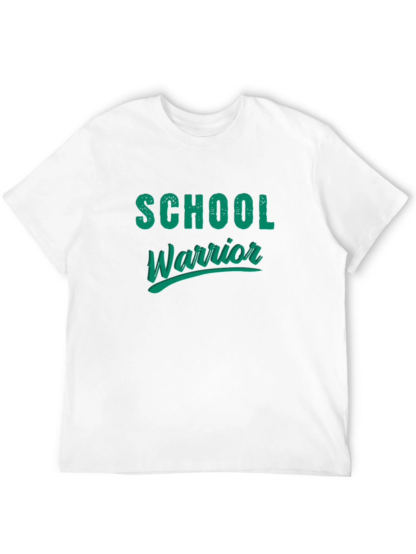 Black School Warrior Graphic T-Shirt view 12