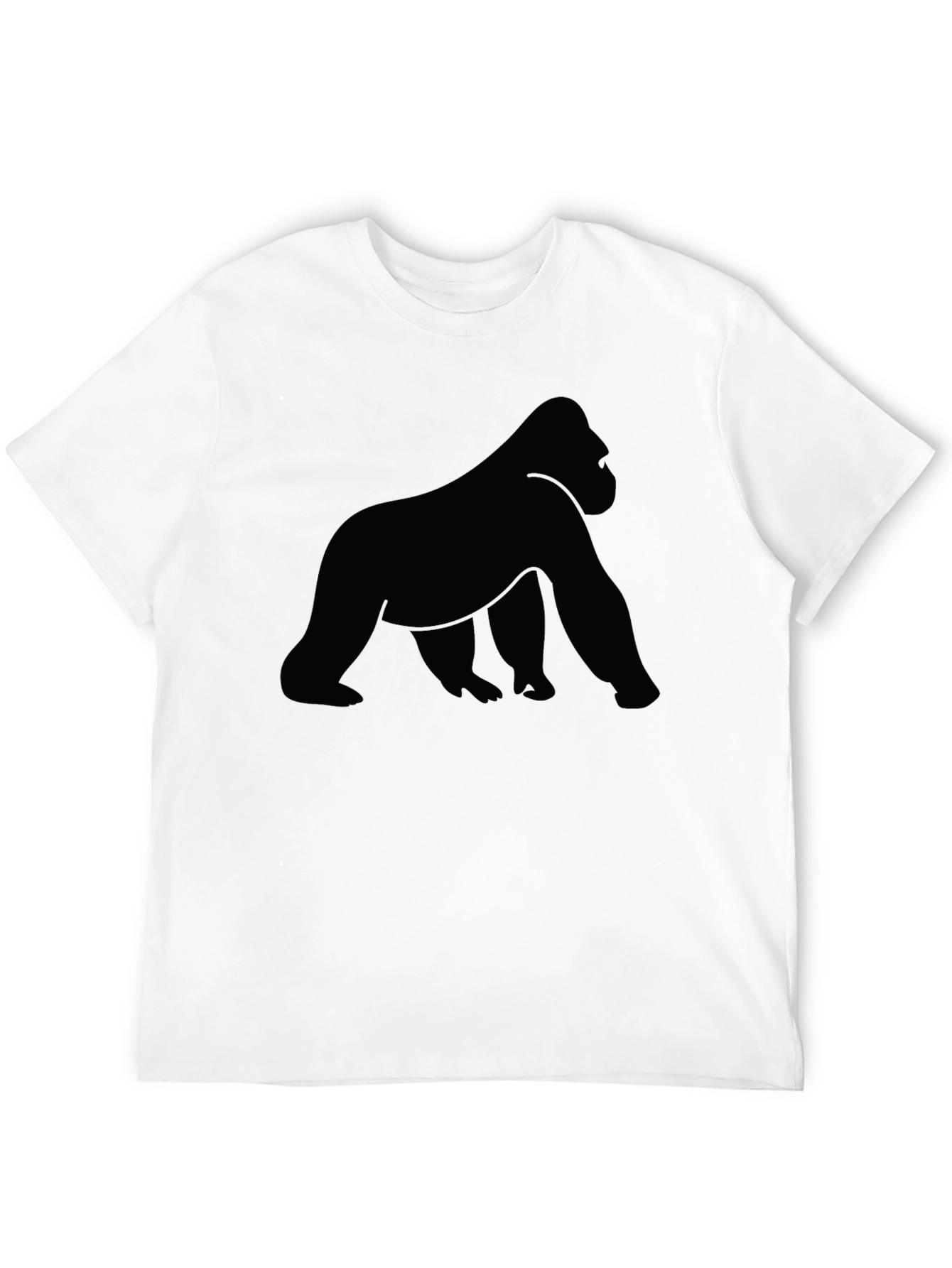 Gorilla Silhouette Black T-Shirt - Classic Fit - 12