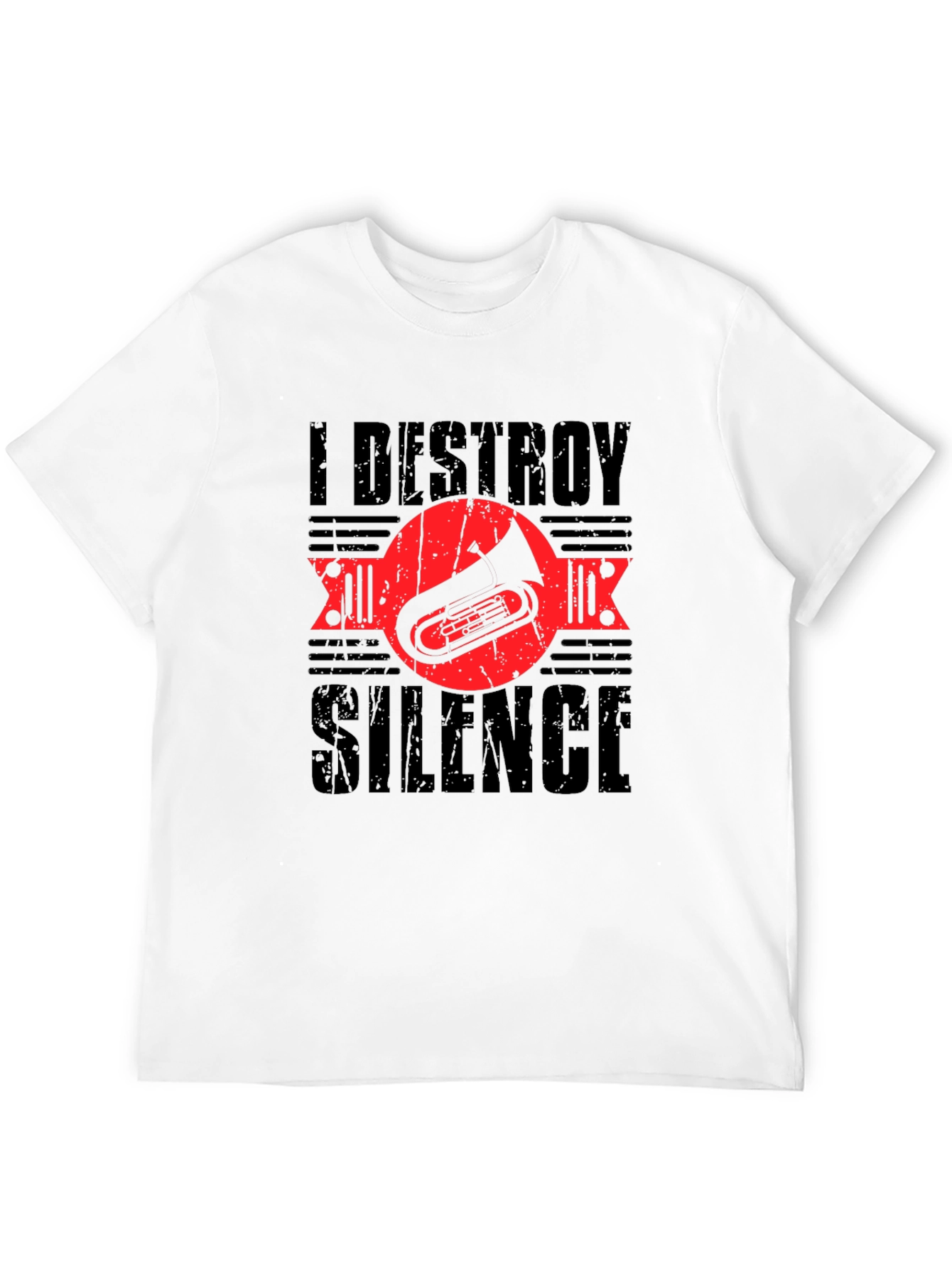 Black I Destroy Silence T-Shirt - Musician Tee view 12