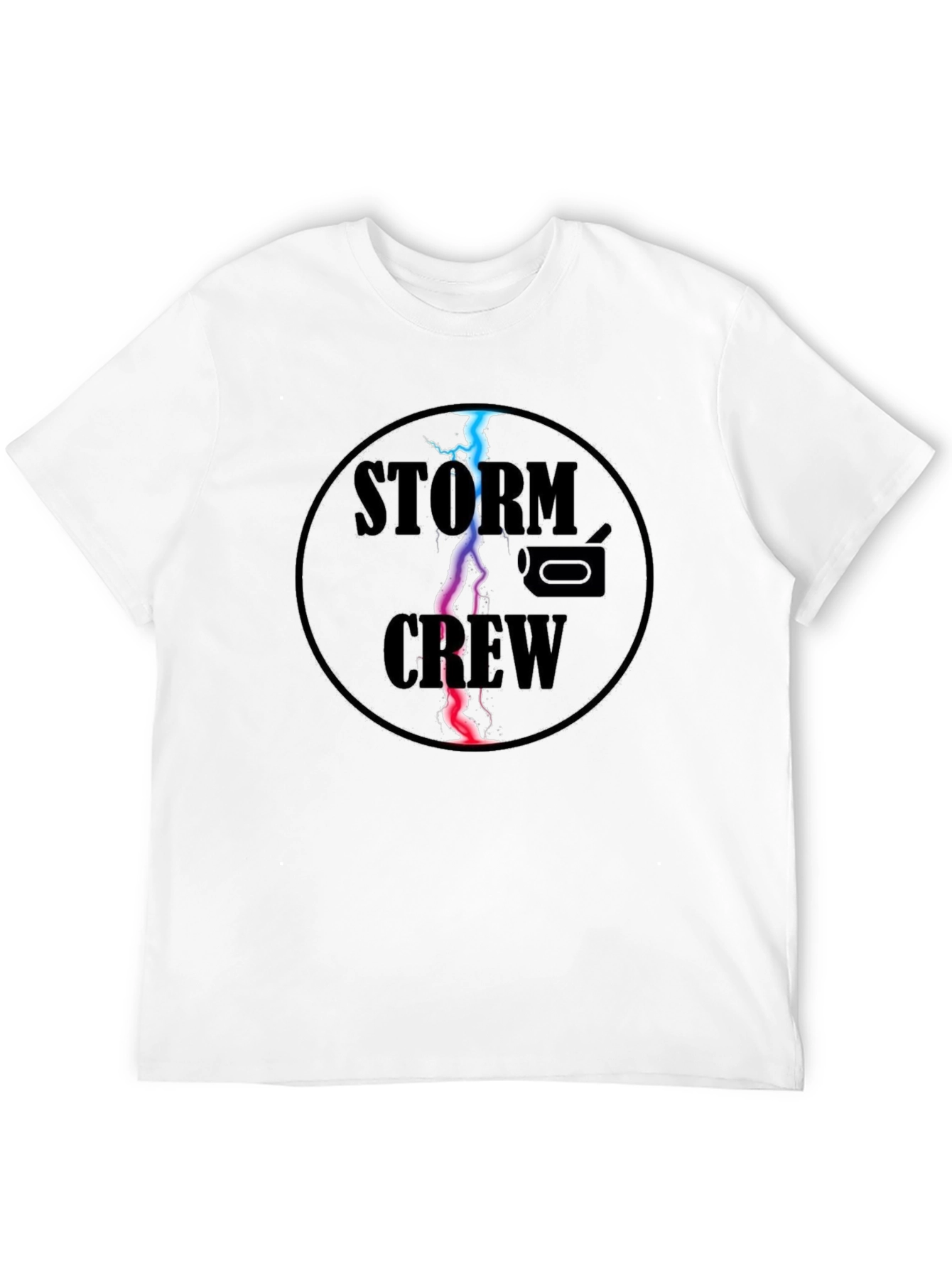 Black Storm Crew T-Shirt - Weather Chaser Tee view 12