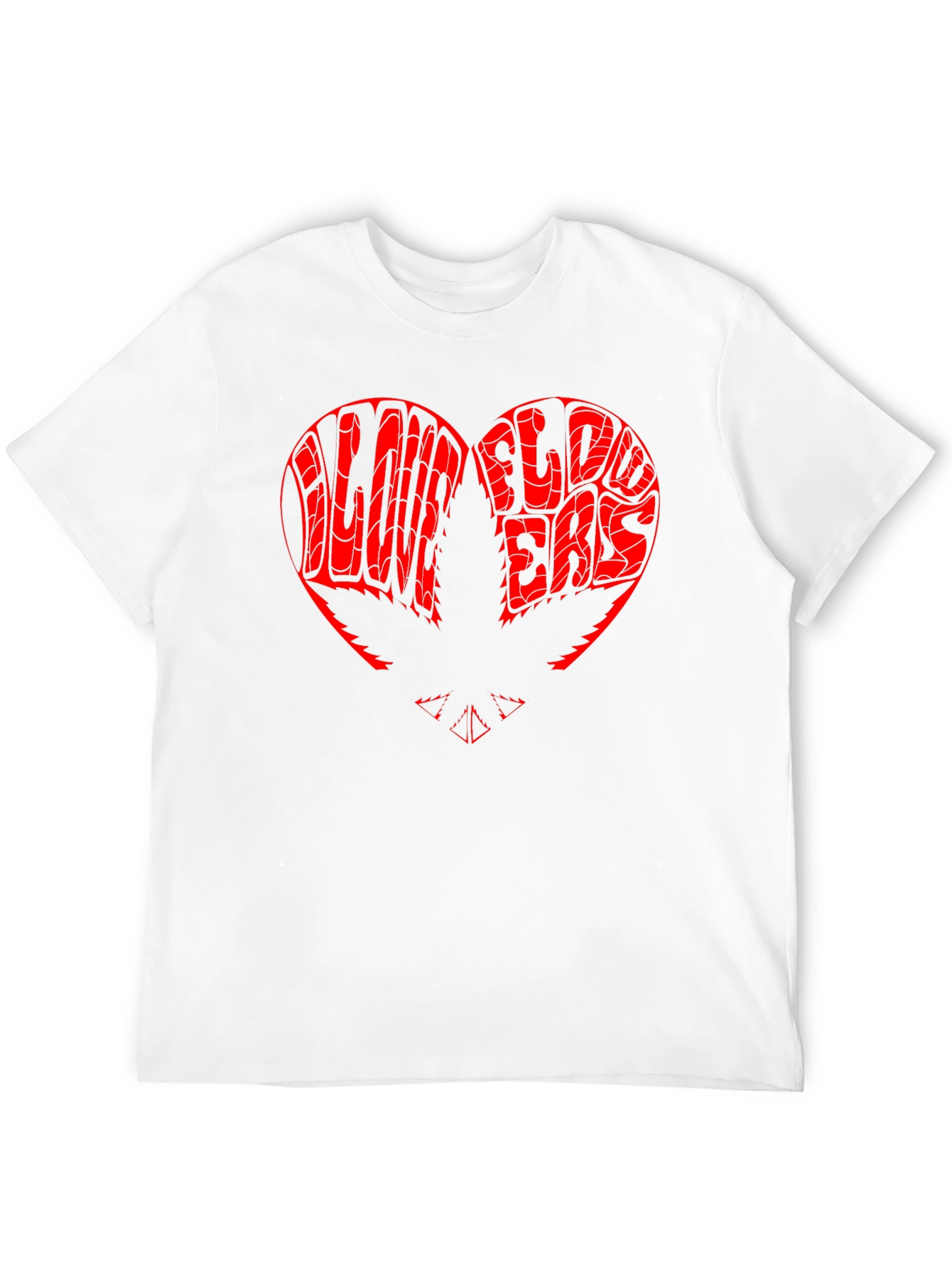 I Love Flowers Graphic T-Shirt - 12