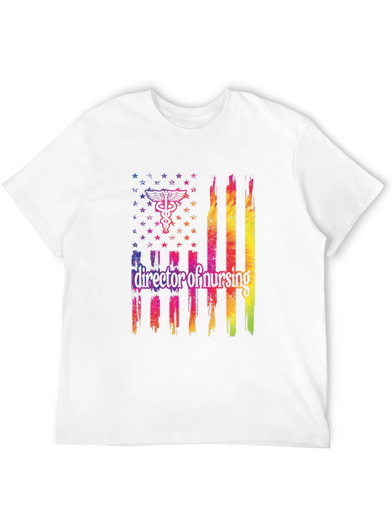 Director of Nursing American Flag Graphic Tee - 12