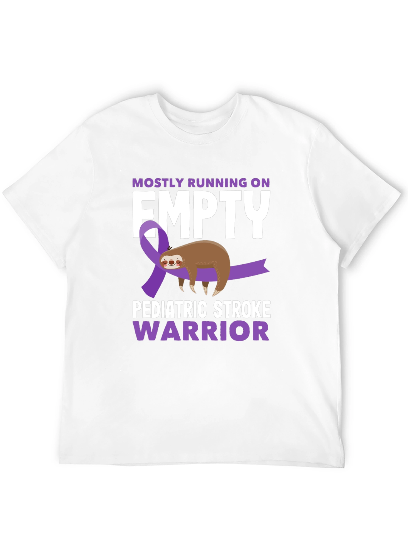 Black Pediatric Stroke Warrior T-Shirt view 12