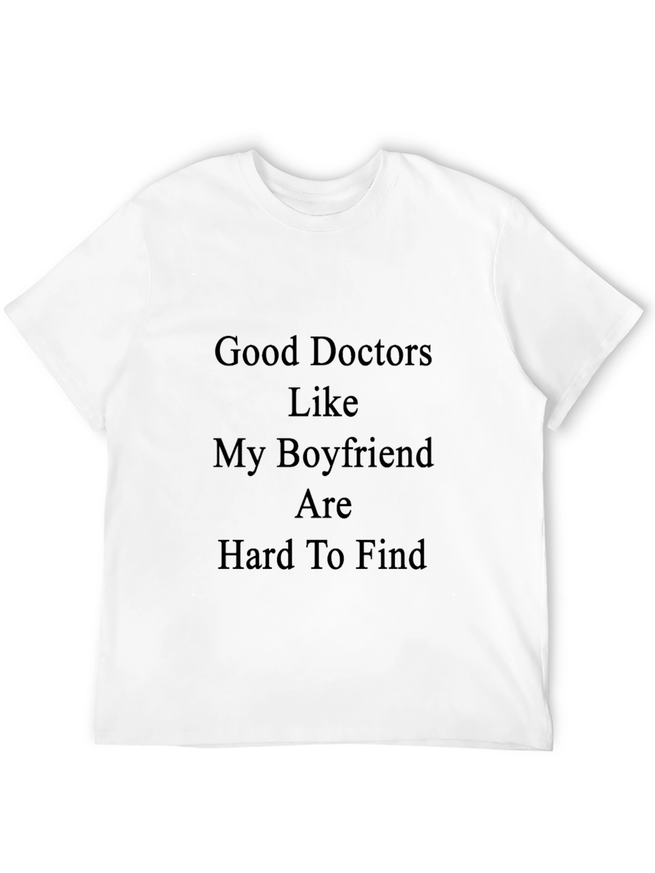 Black Good Doctors Boyfriend Graphic Tee - Soft Cotton Comfort view 12