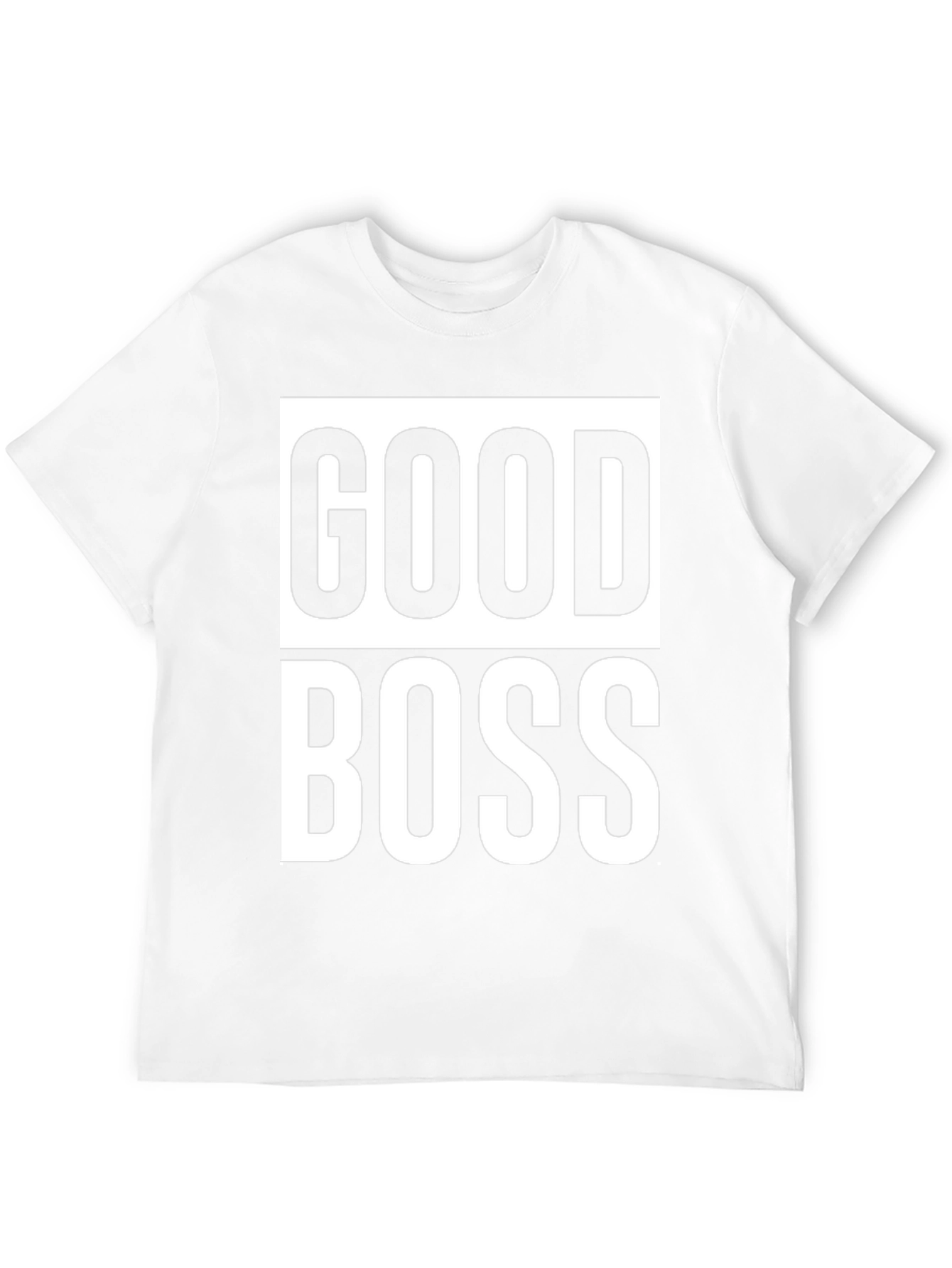 Good Boss Graphic T-Shirt - Bold Black Tee - 12