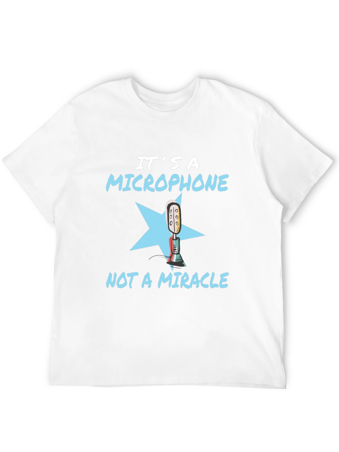 Black Microphone Graphic T-Shirt - Retro Music Tee view 12