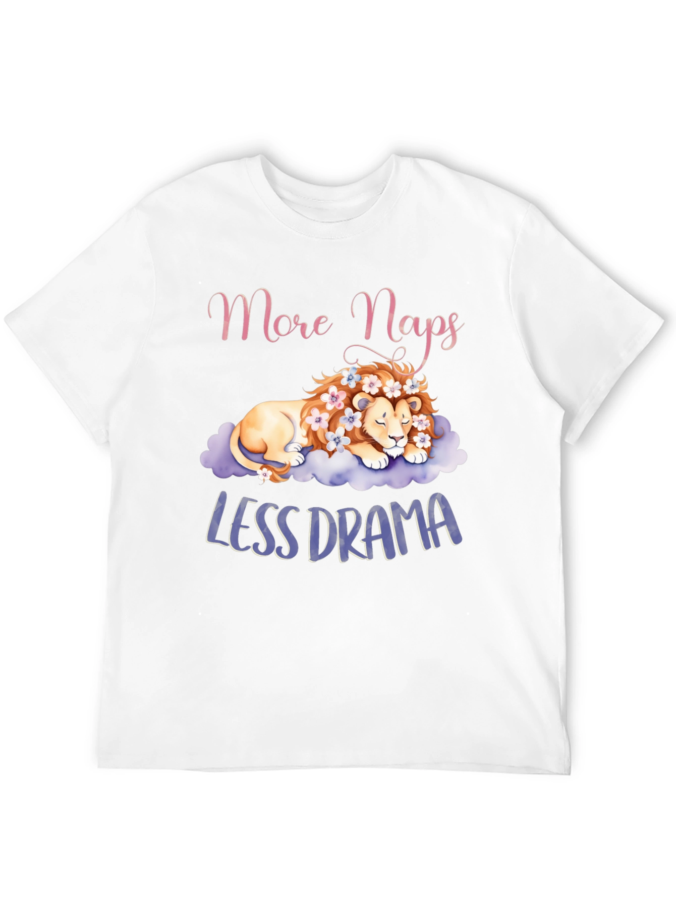 Black More Naps Less Drama Graphic T-Shirt view 12
