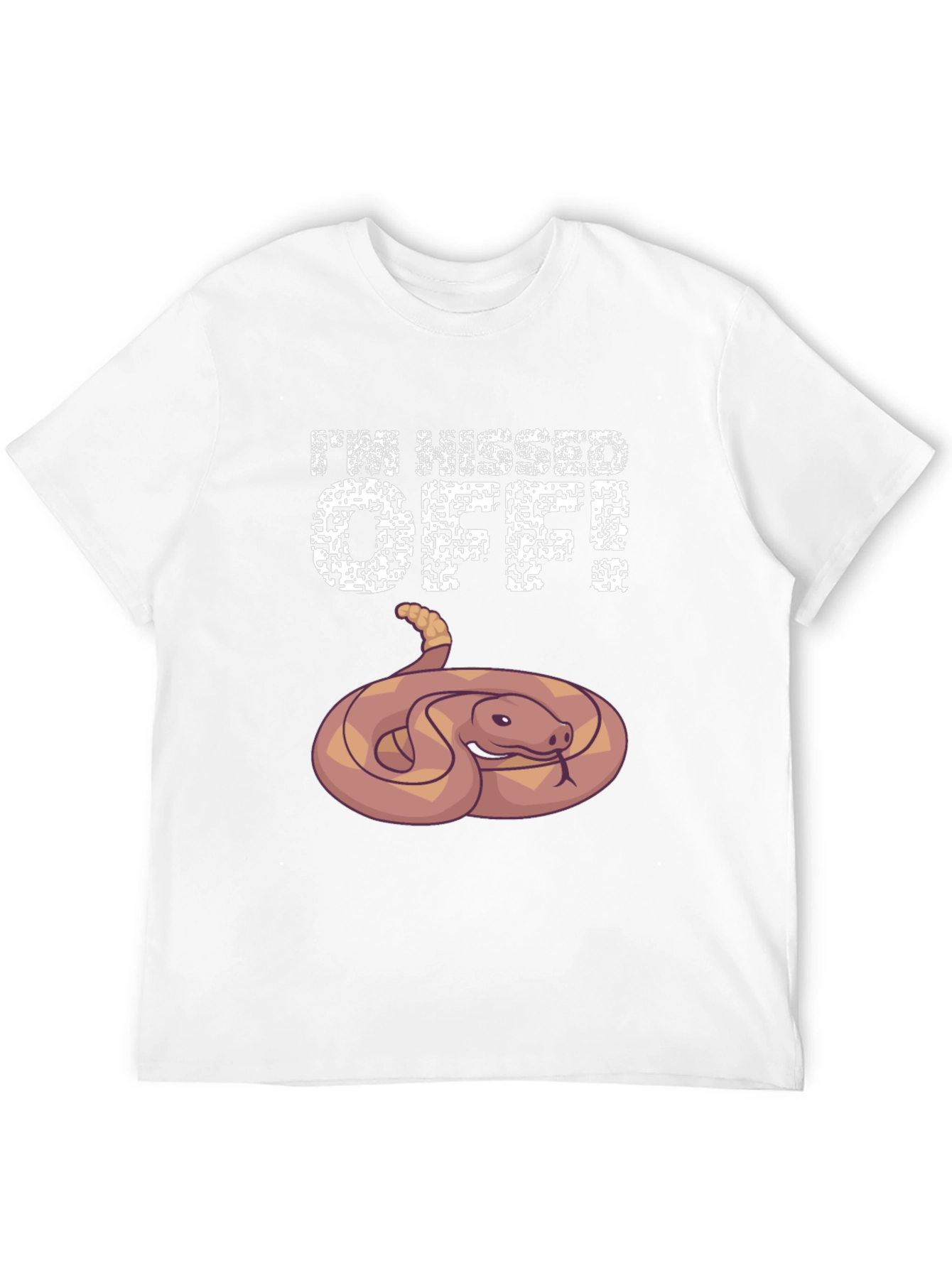 Black Hissed Off Snake Graphic Tee view 12