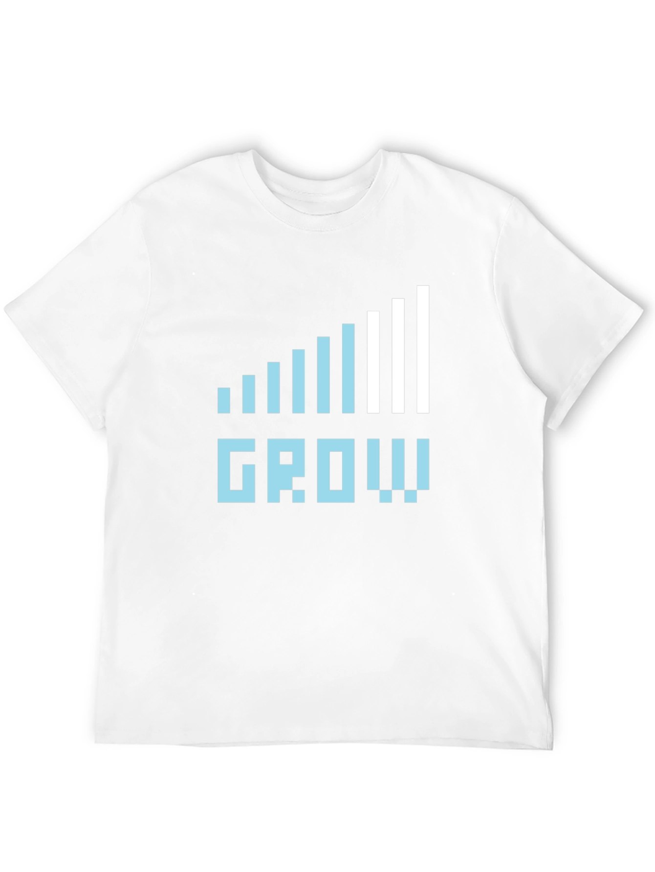Black Grow Graphic Tee - Black Casual Cotton T-Shirt view 12