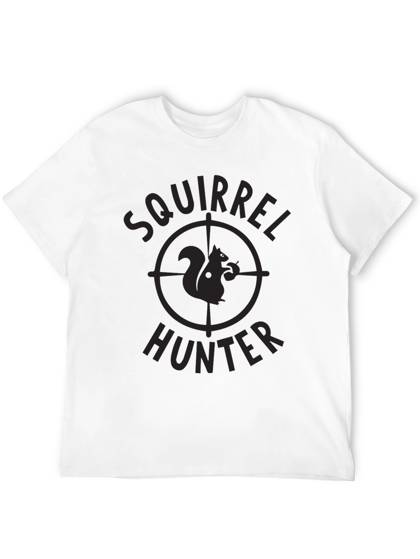 Black Squirrel Hunter Graphic Tee - Black view 12