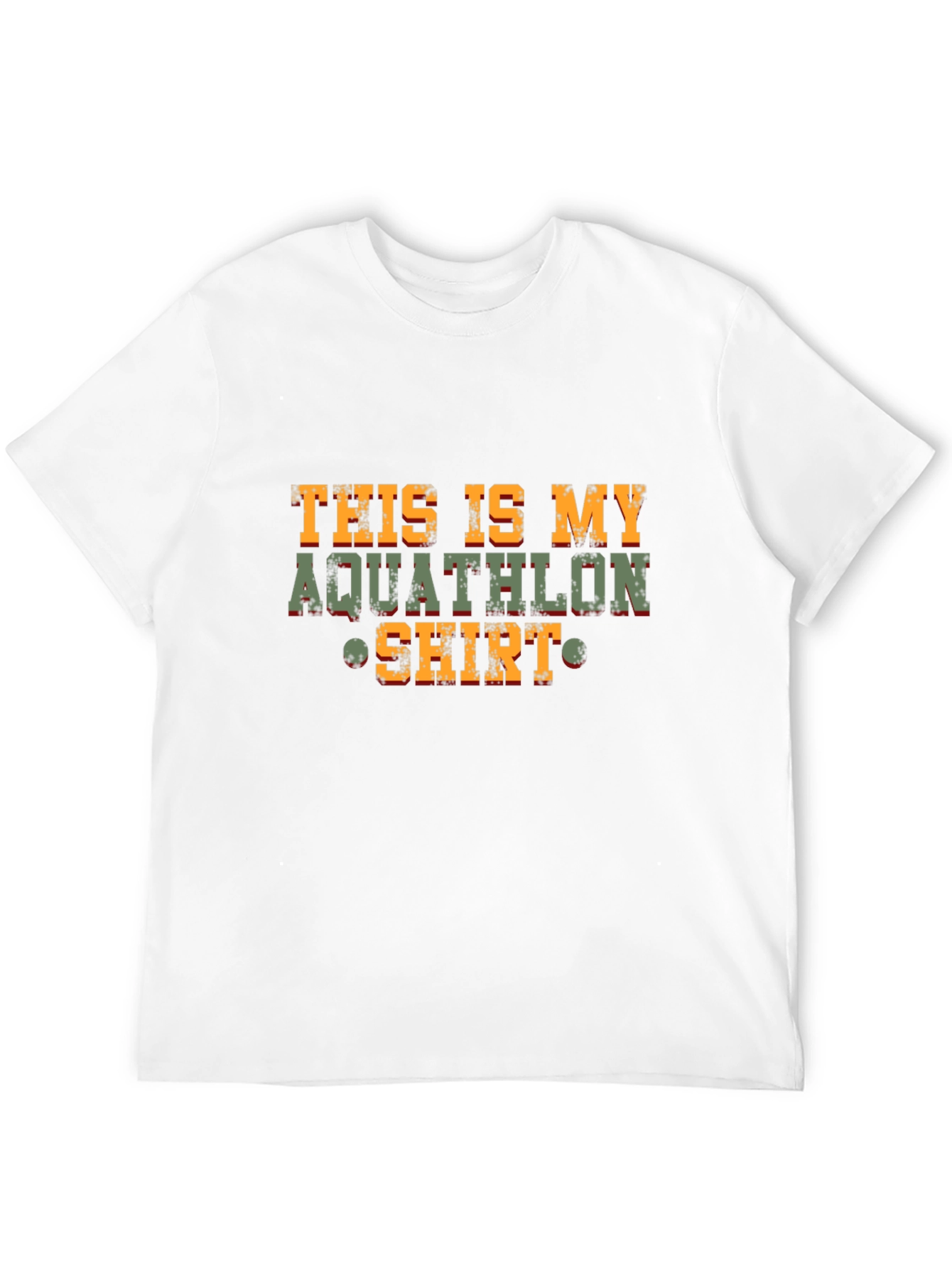 Black Aquathlon Shirt - Sports Event Tee - Running & Swimming Gift view 12