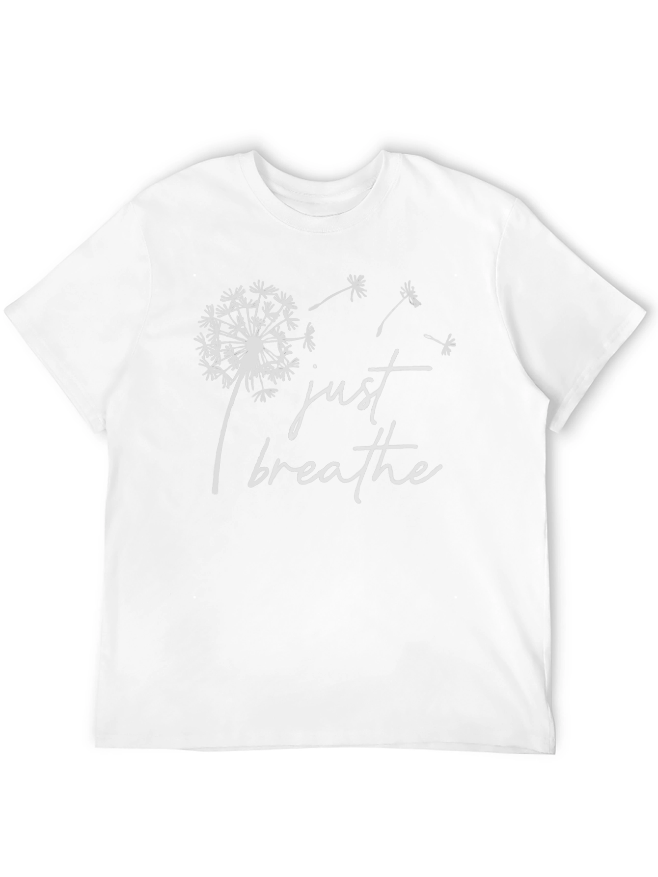 Black Just Breathe Dandelion Graphic T-Shirt - Relaxed Fit view 12