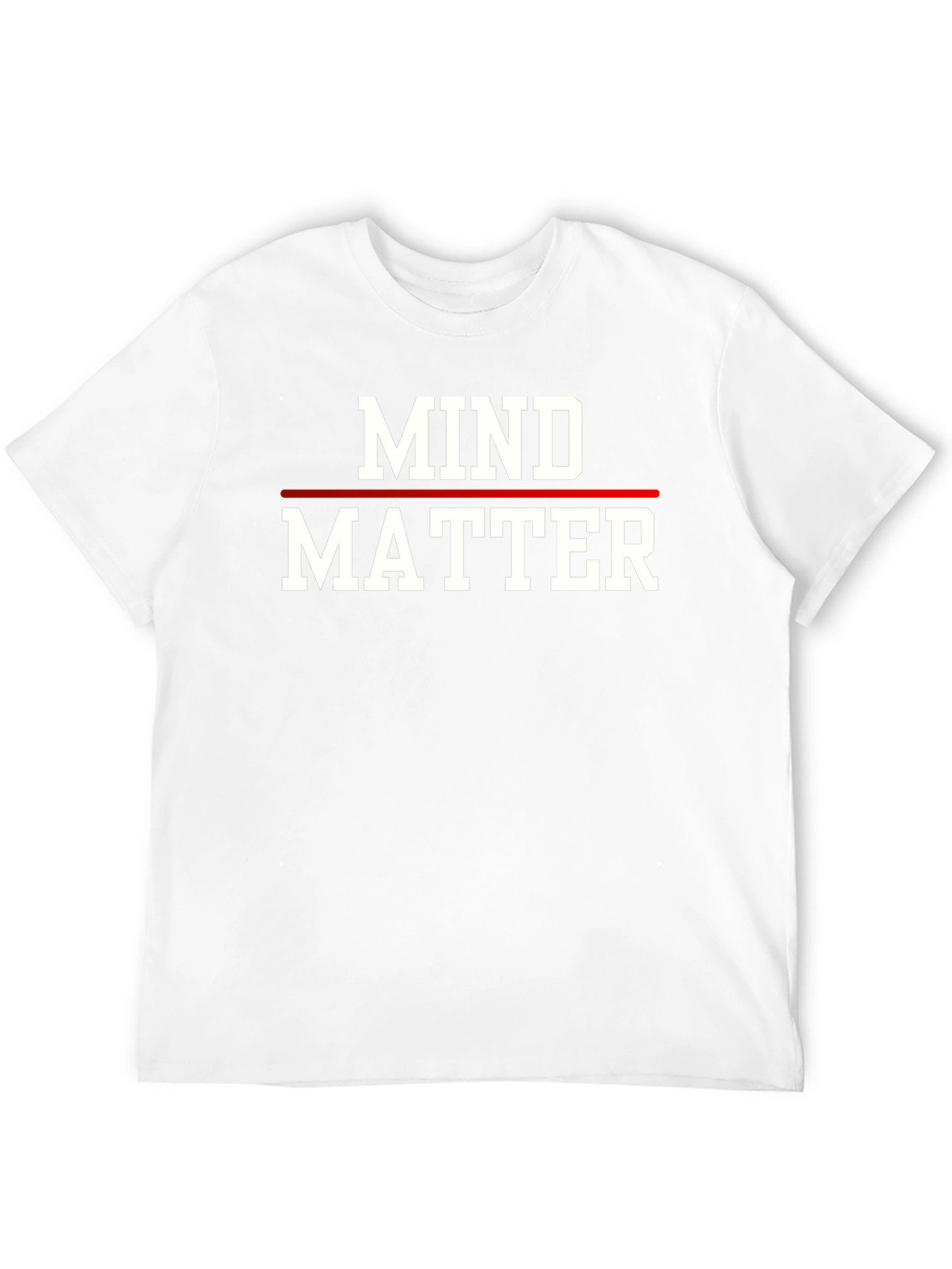 Black Mind Over Matter Graphic Tee - Unisex Black T-Shirt view 12