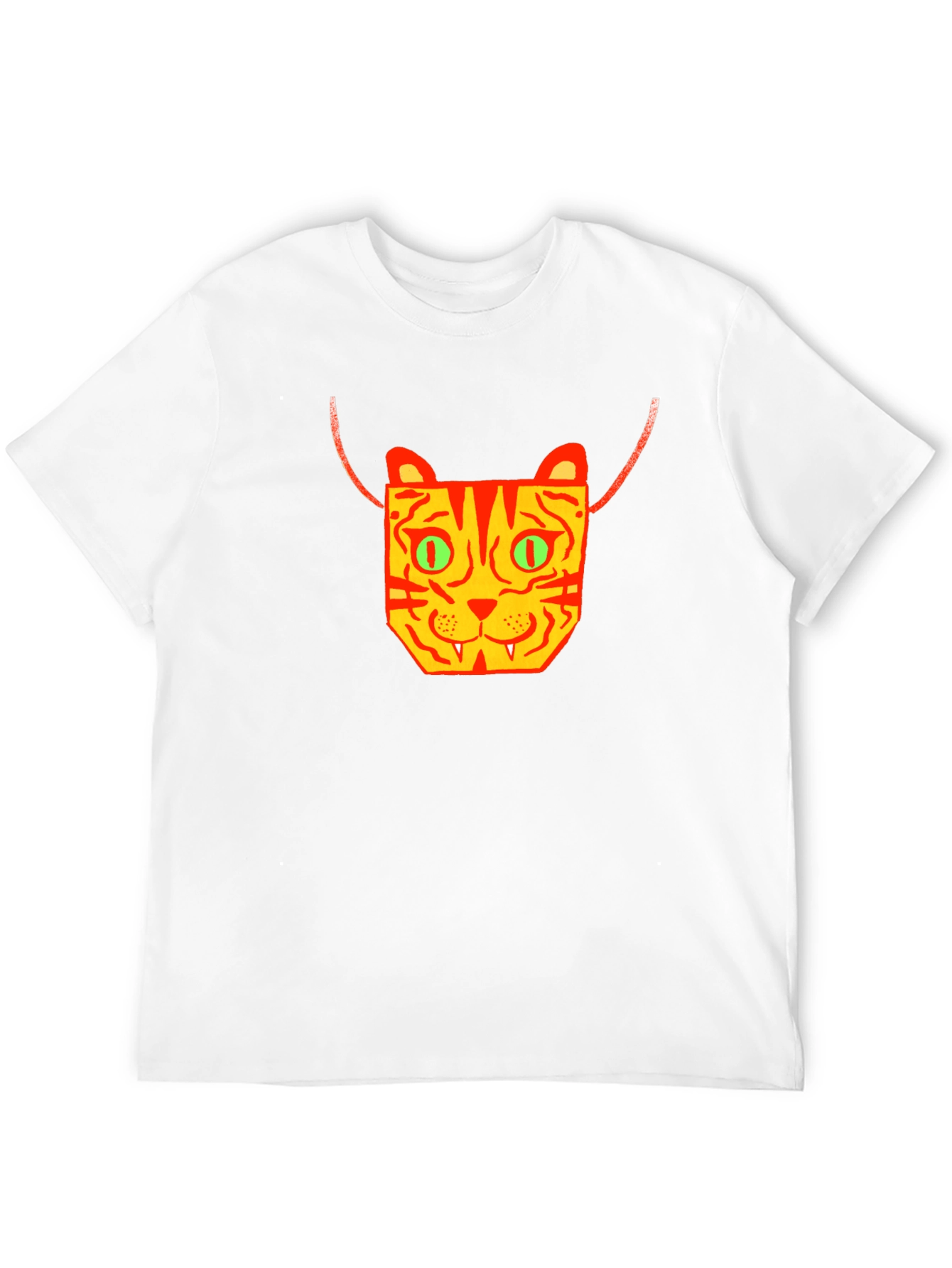 Black Graphic Cat T-Shirt - Cool & Unique Design view 12