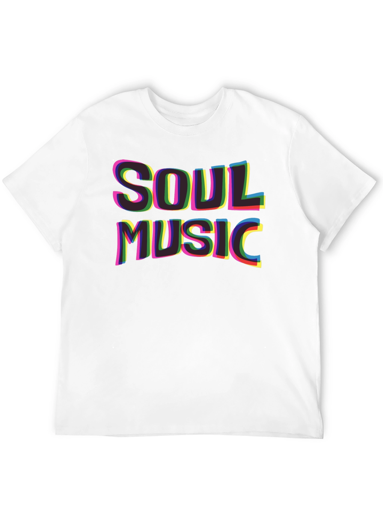Black Soul Music Graphic T-Shirt - Retro Style view 12