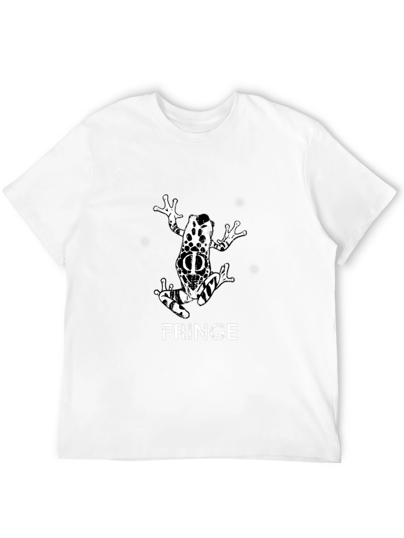 Black Fringe Frog Graphic T-Shirt - Black view 12