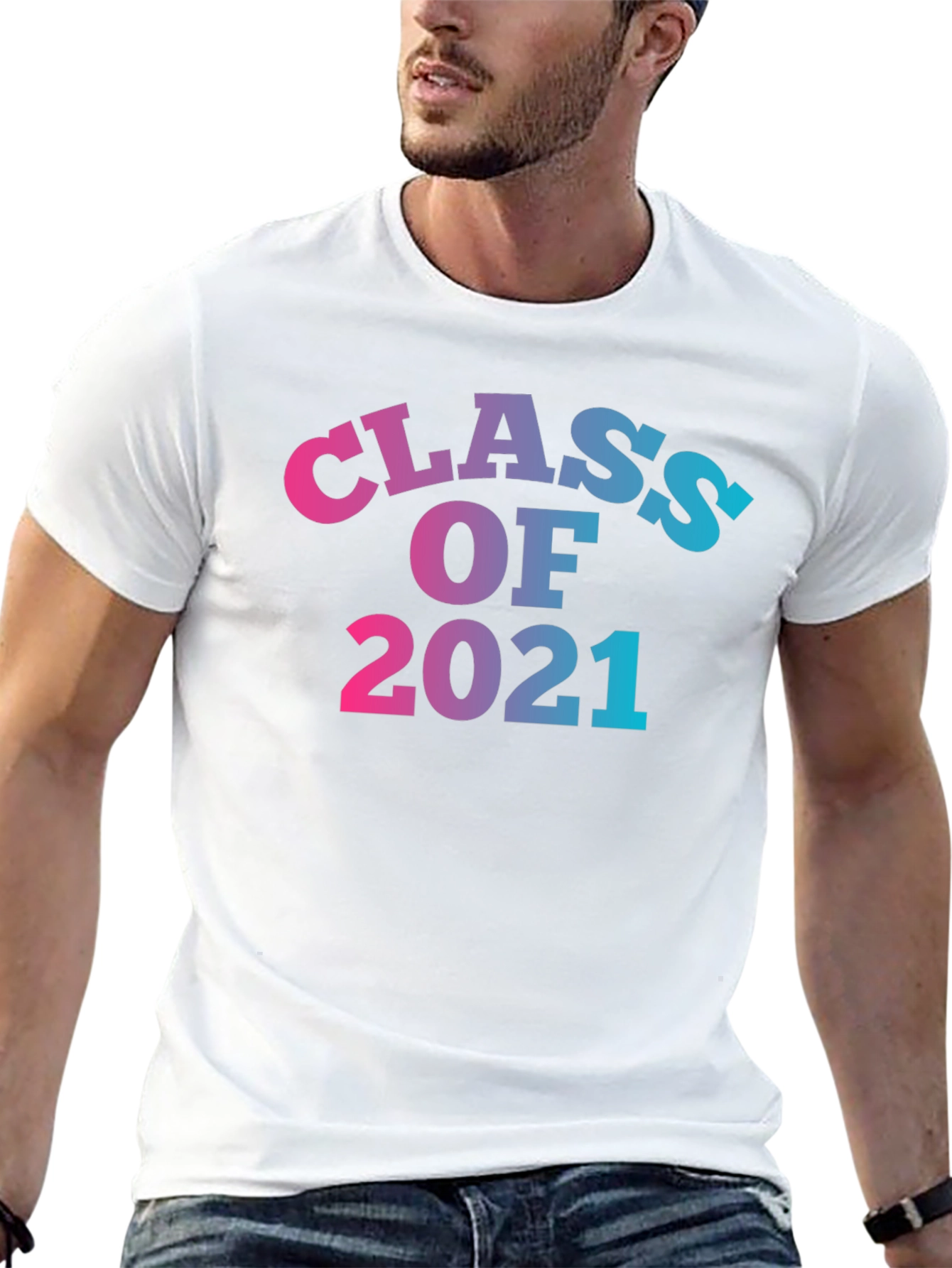 Black Class of 2021 Graduation T-Shirt view 13
