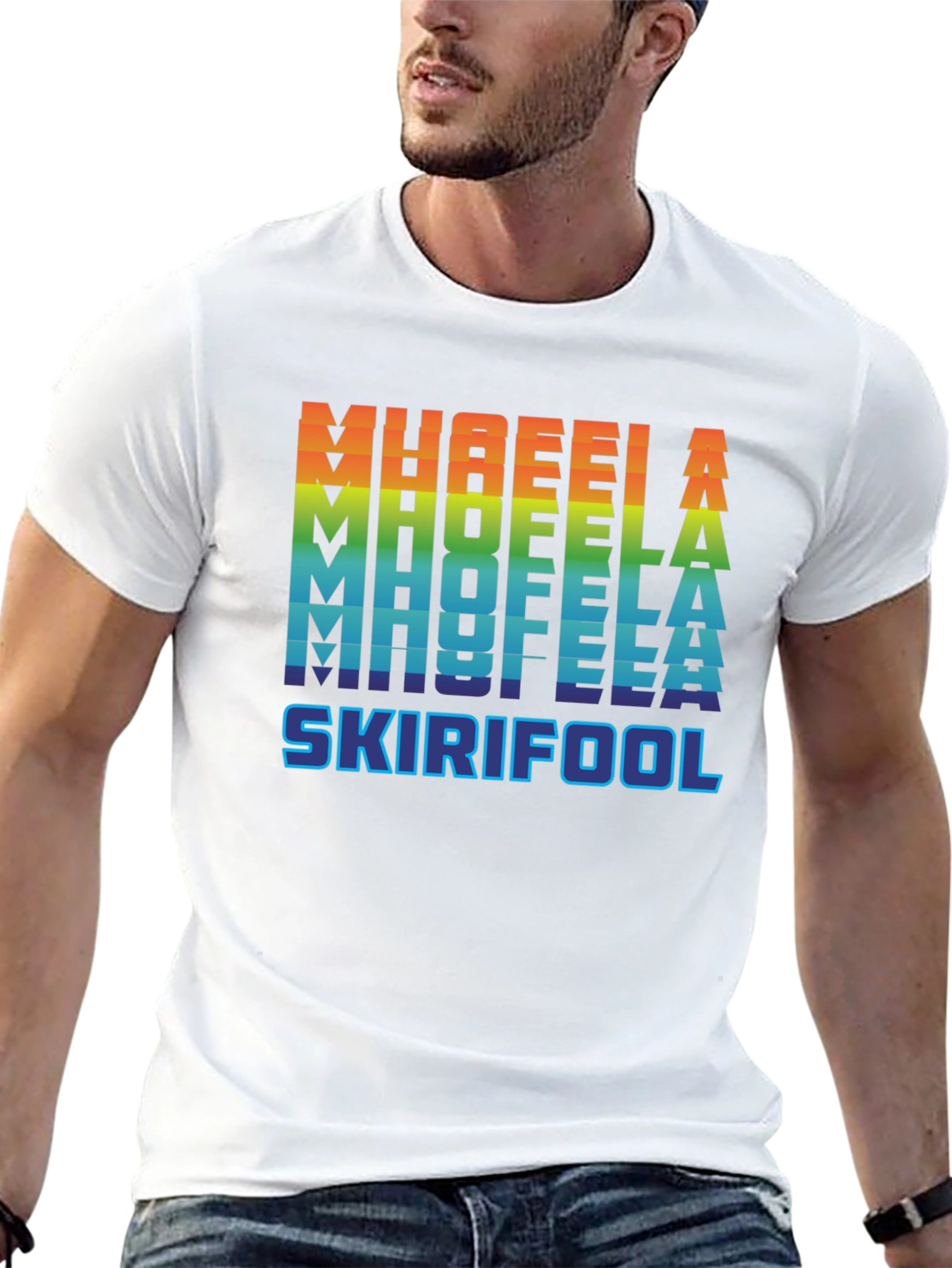 Black MH8FEELA Skirifool Pride T-Shirt view 13