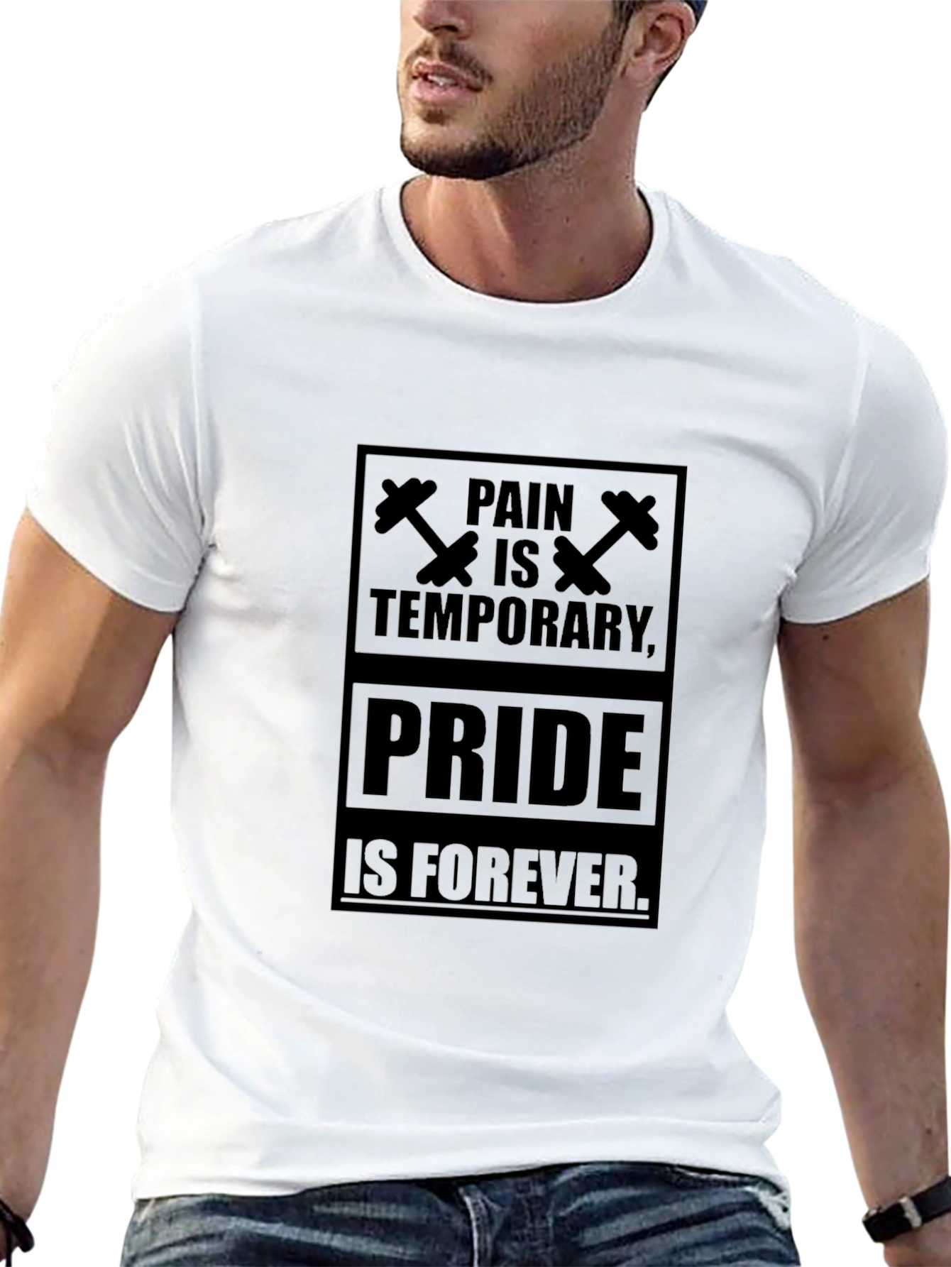 Black Pain is Temporary, Pride Forever T-Shirt view 13