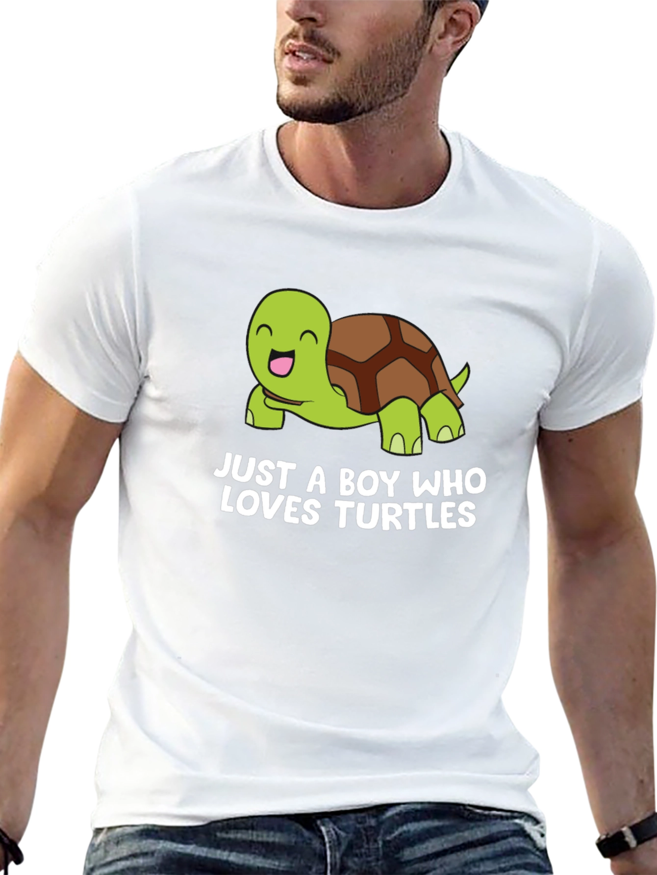 Black Boy's Turtle Lover Graphic T-Shirt view 13