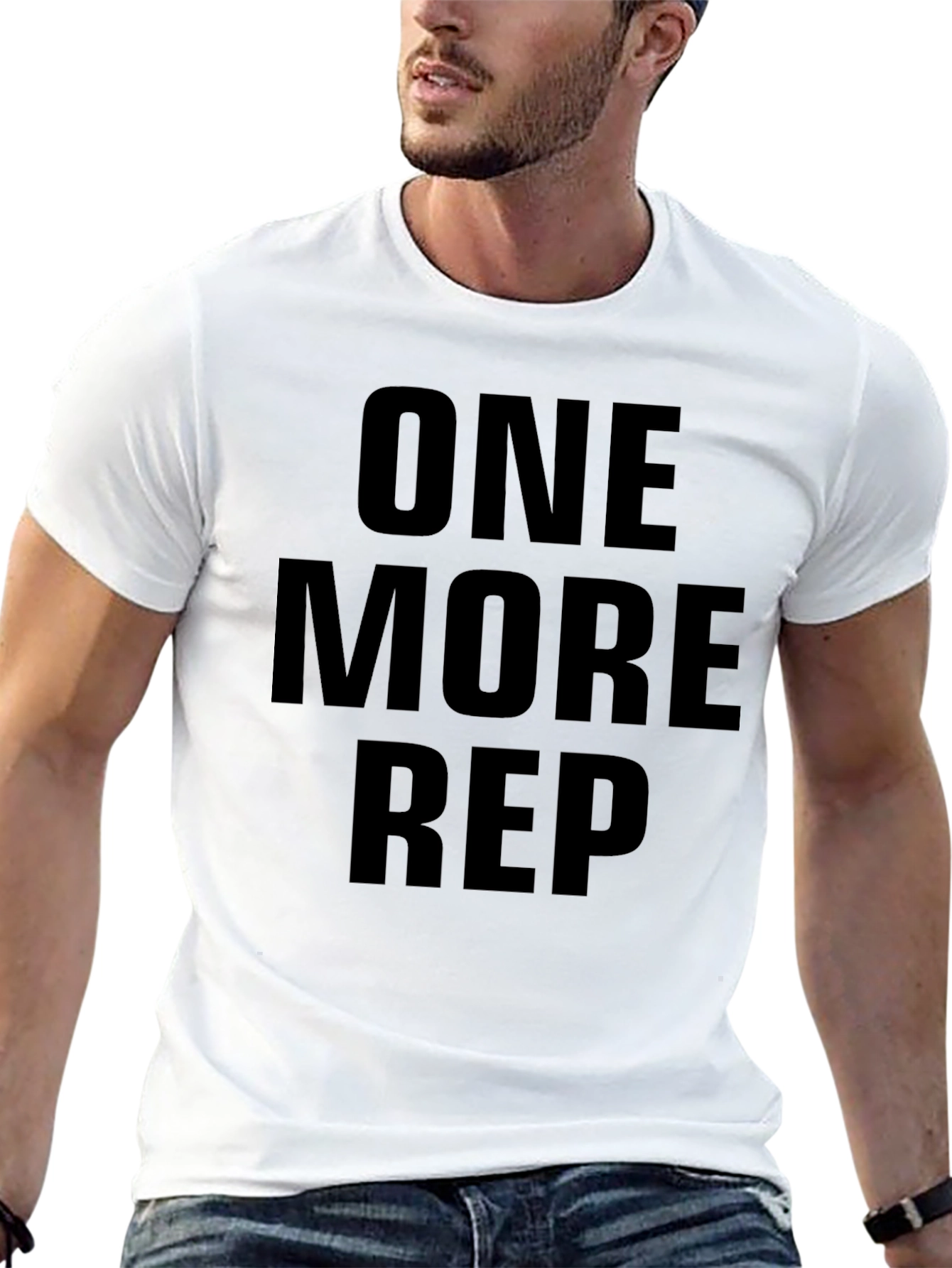 Black One More Rep Black T-Shirt view 13