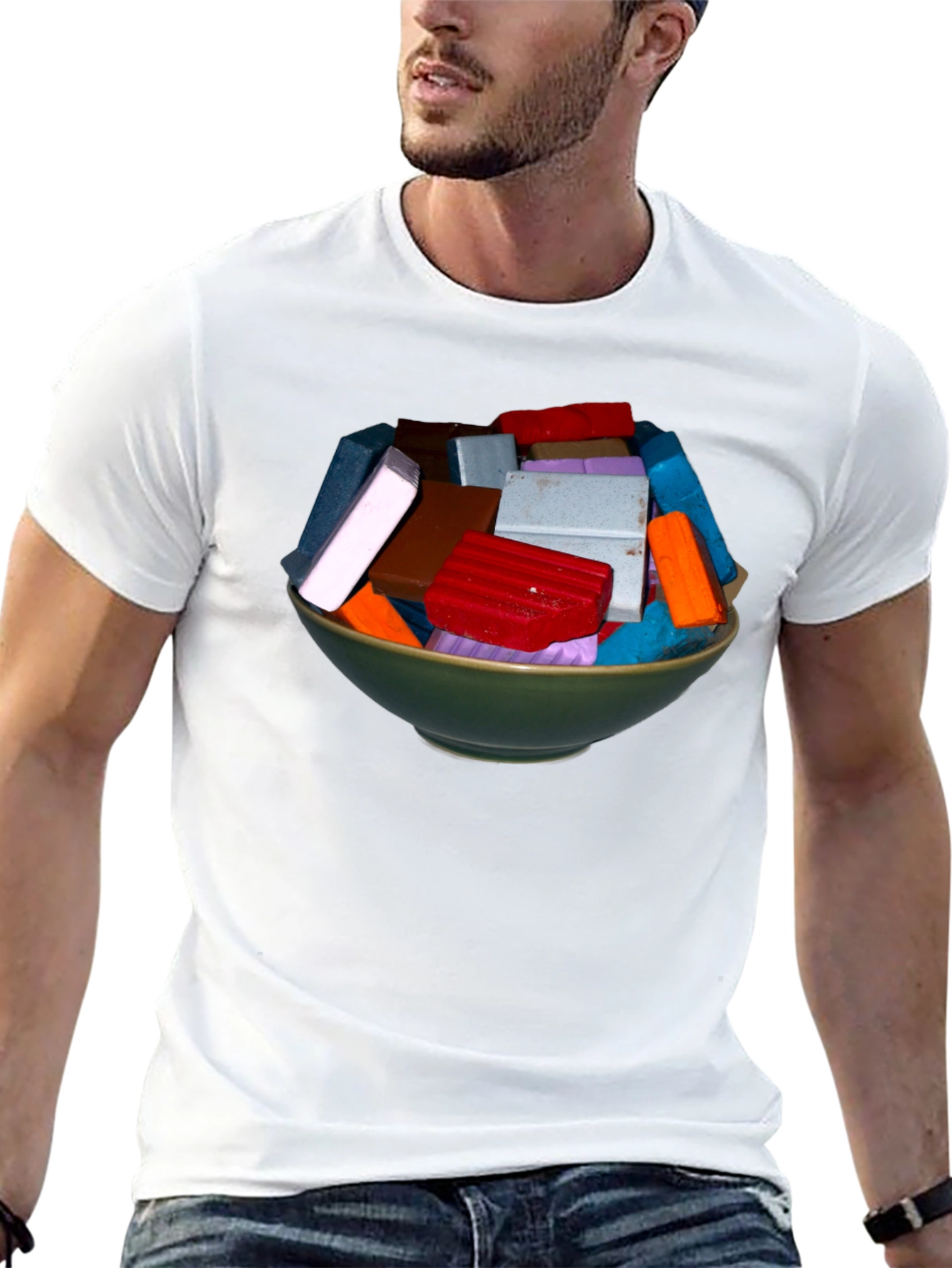 Black Bowl of Soap T-Shirt view 13