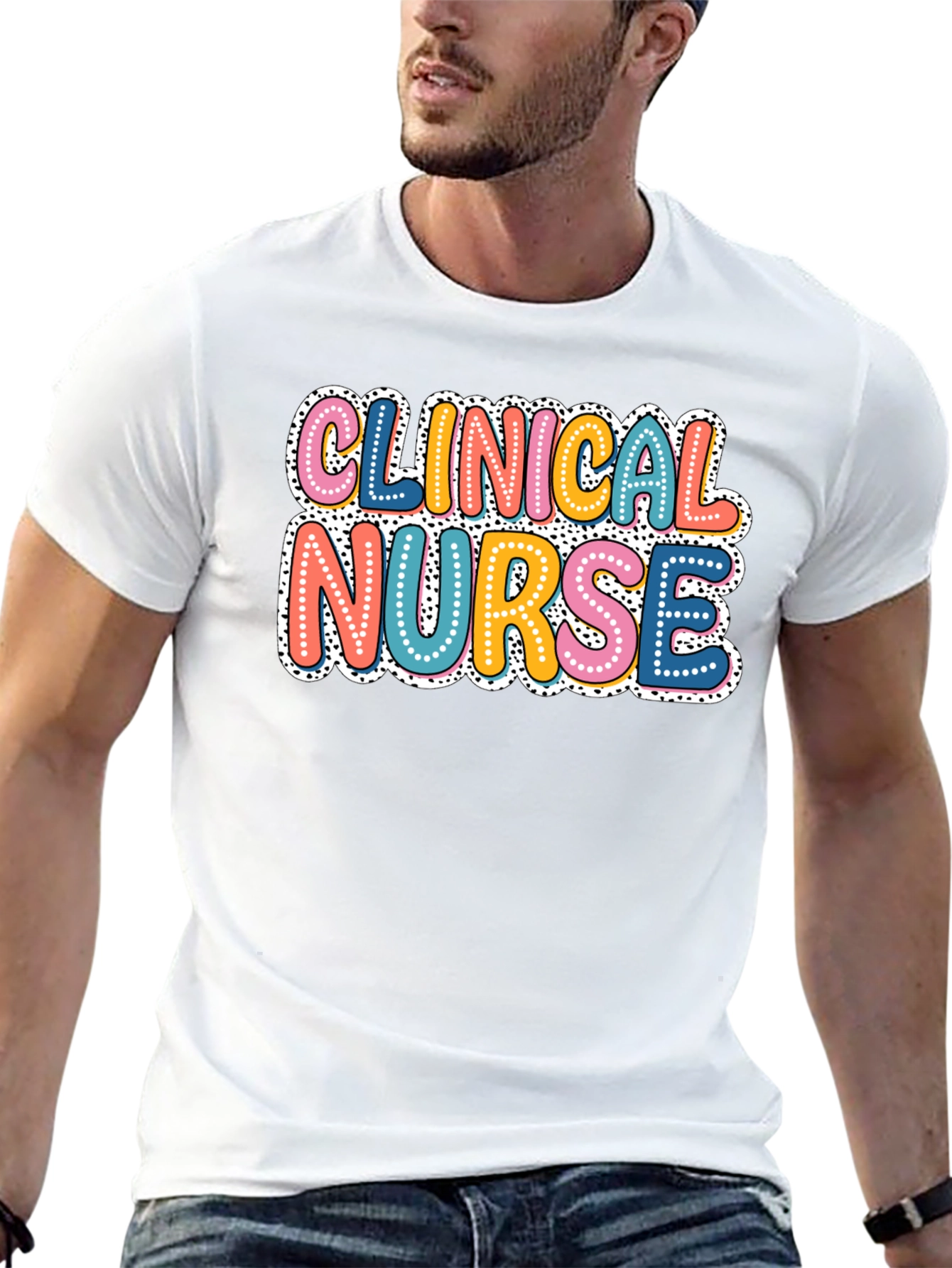 Black Clinical Nurse Graphic T-Shirt view 13