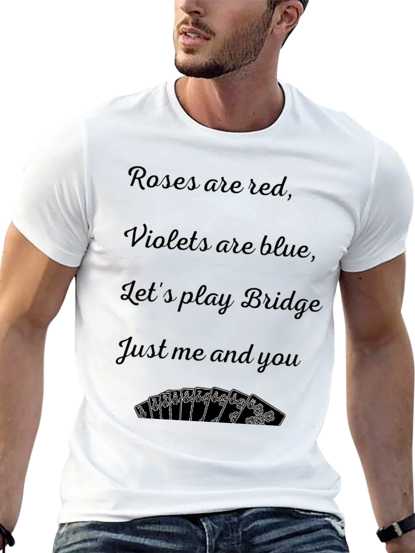 Black Roses are Red Bridge Poem Graphic T-Shirt view 13