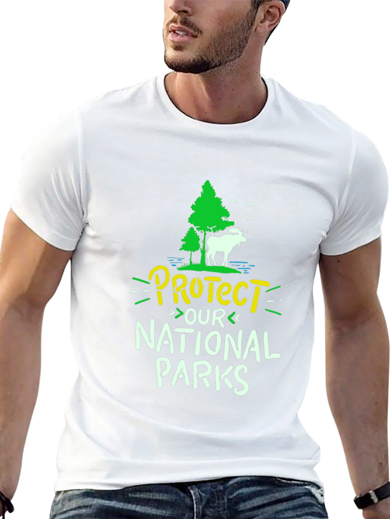 Black Protect Our National Parks Graphic Tee view 13
