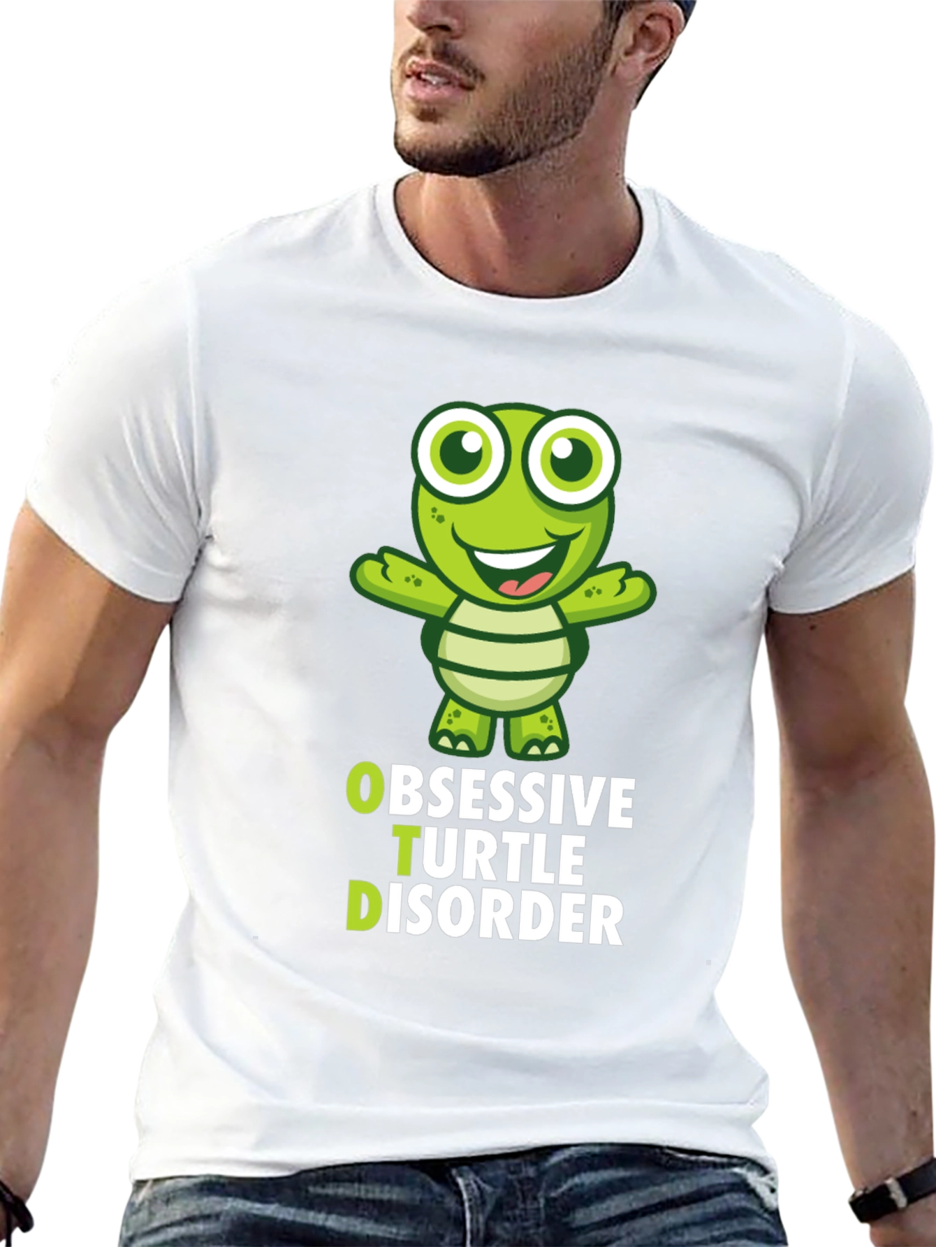 Black Obsessive Turtle Disorder T-Shirt Funny Turtle Lover Gift view 13