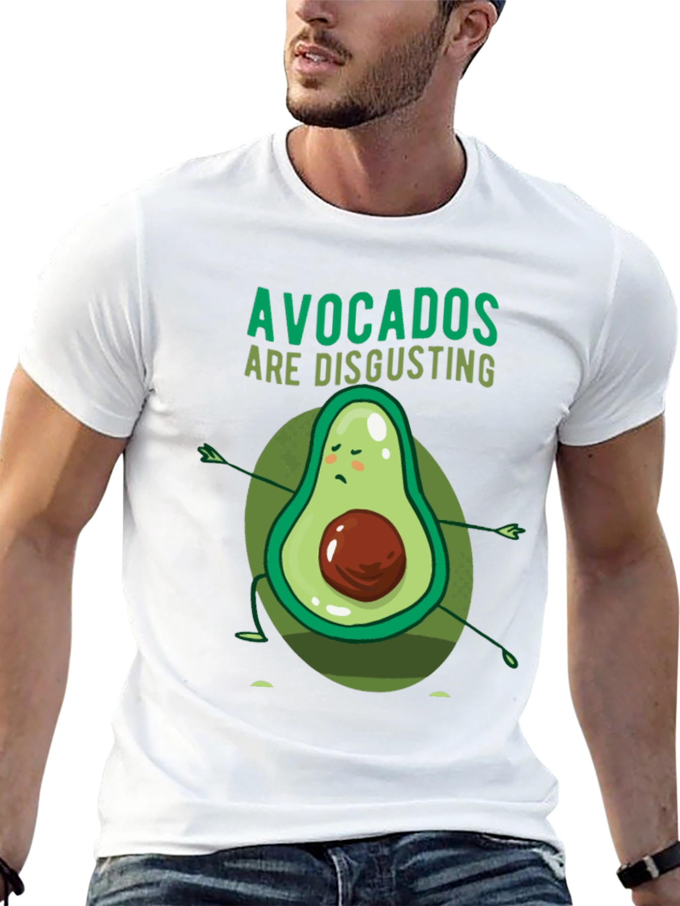 Black Avocados Are Disgusting Funny T-Shirt view 13