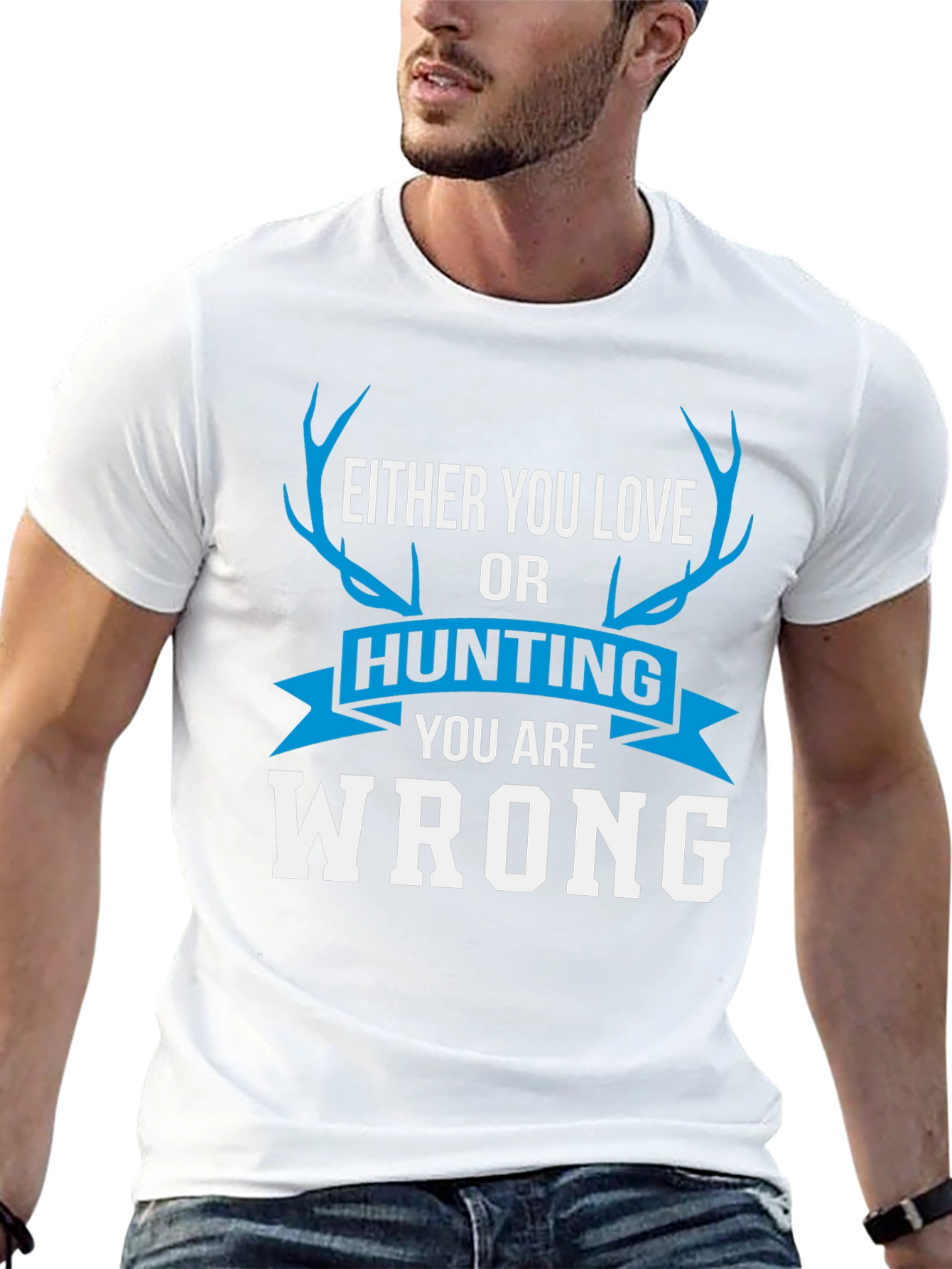 Black Hunting Love T-Shirt view 13