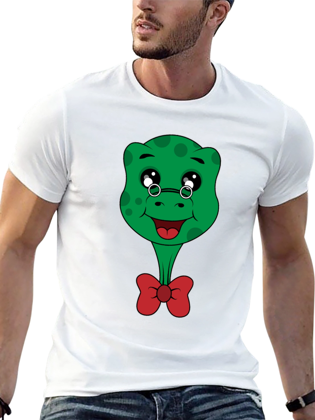 Black Cartoon Turtle T-Shirt - Cute & Playful Design view 13