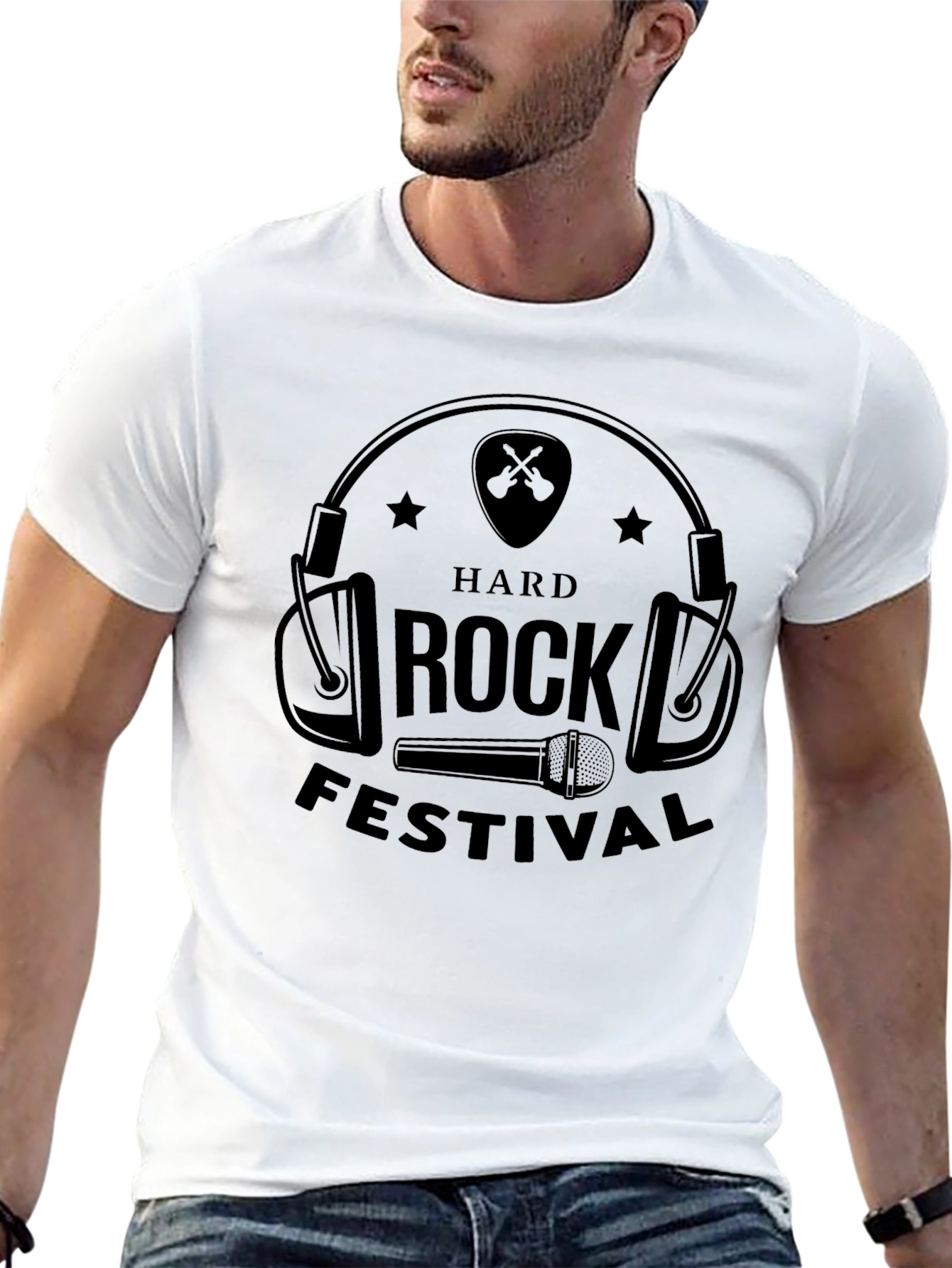 Black Hard Rock Festival T-Shirt view 13