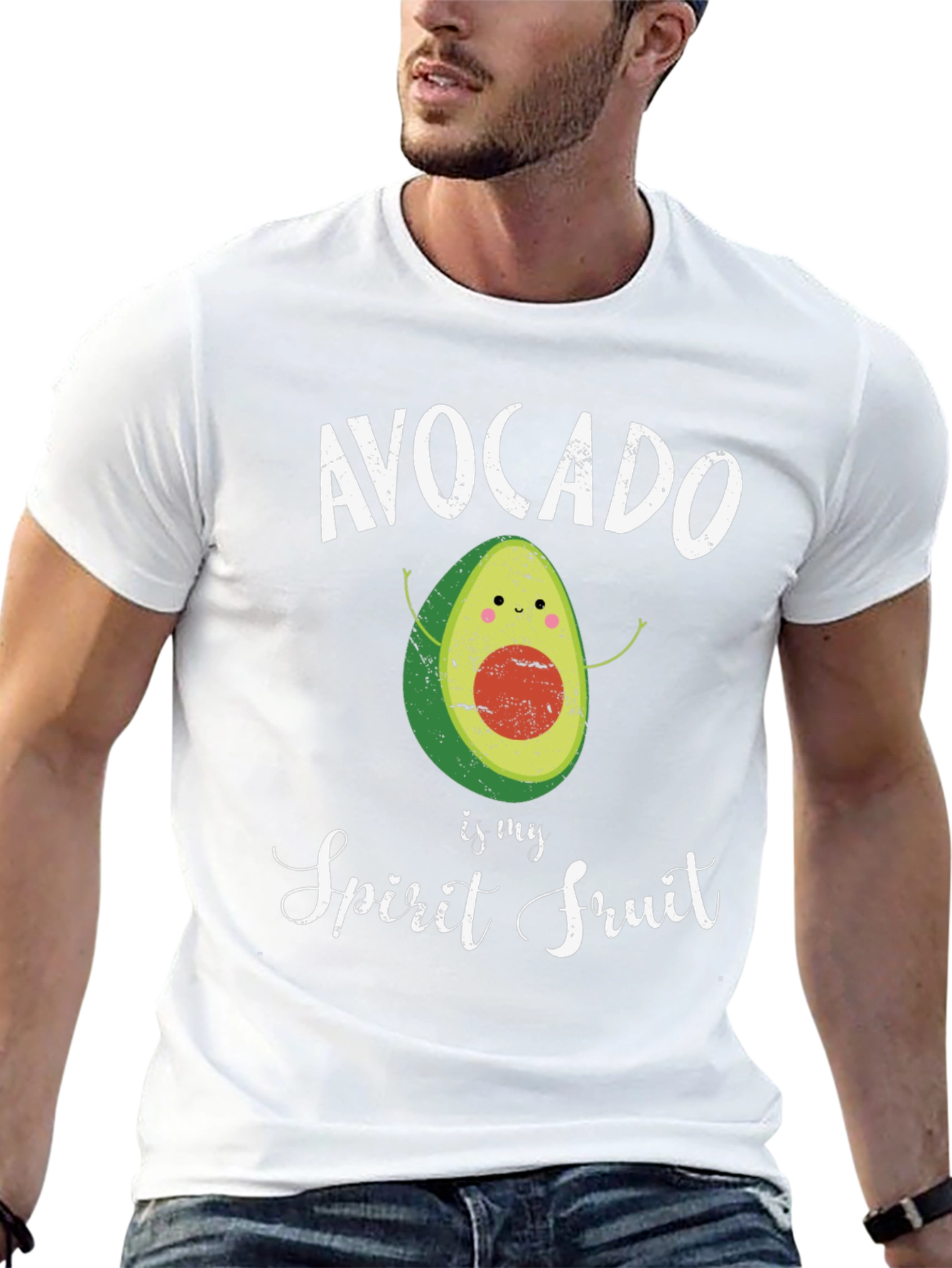 Black Avocado Spirit Fruit Graphic T-Shirt view 13