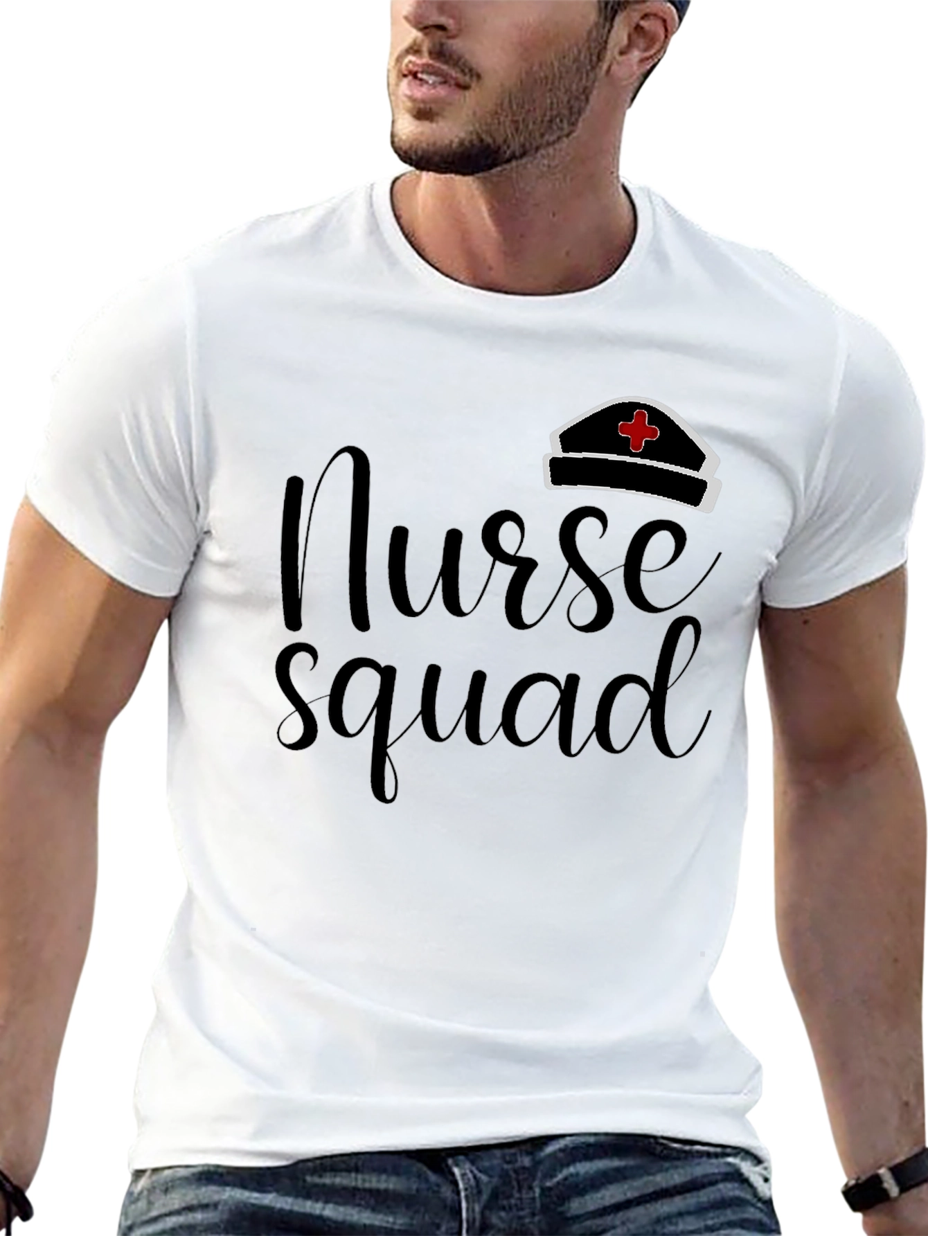 Black Nurse Squad T-Shirt - Medical Hero Apparel view 13