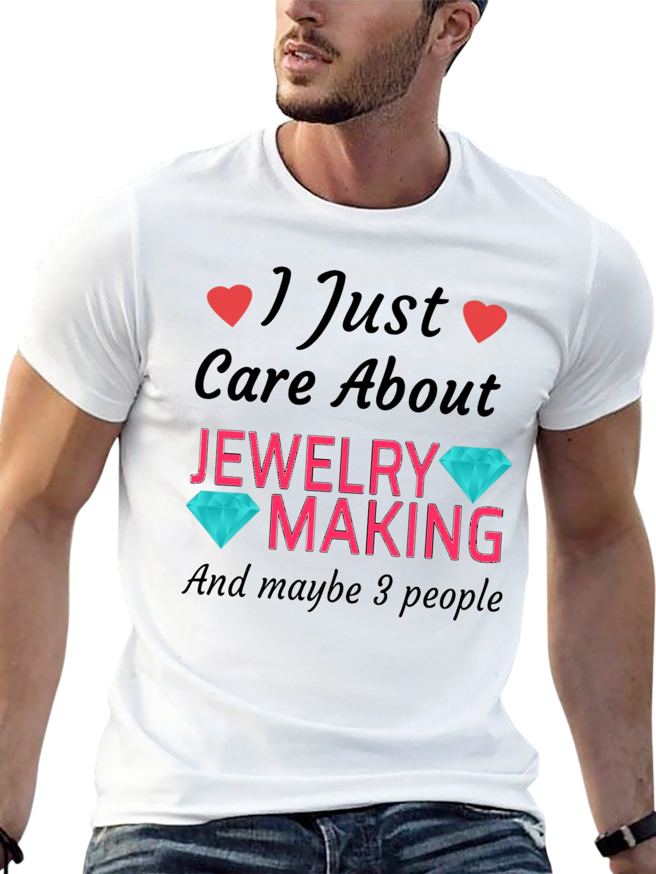 Black Jewelry Making Lover T-Shirt view 13